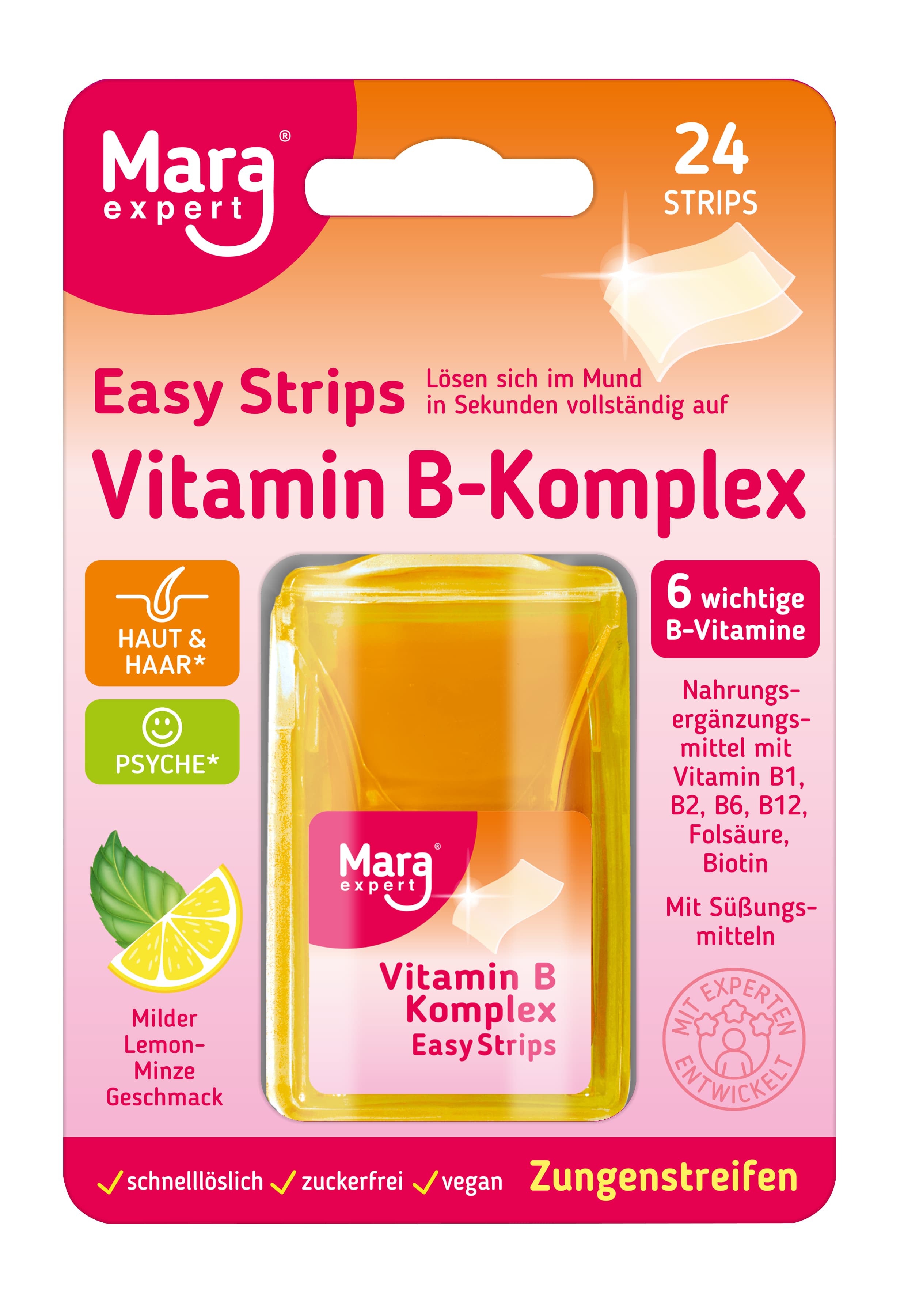 MARA EXPERTS Easy Strips Vitamin B Komplex