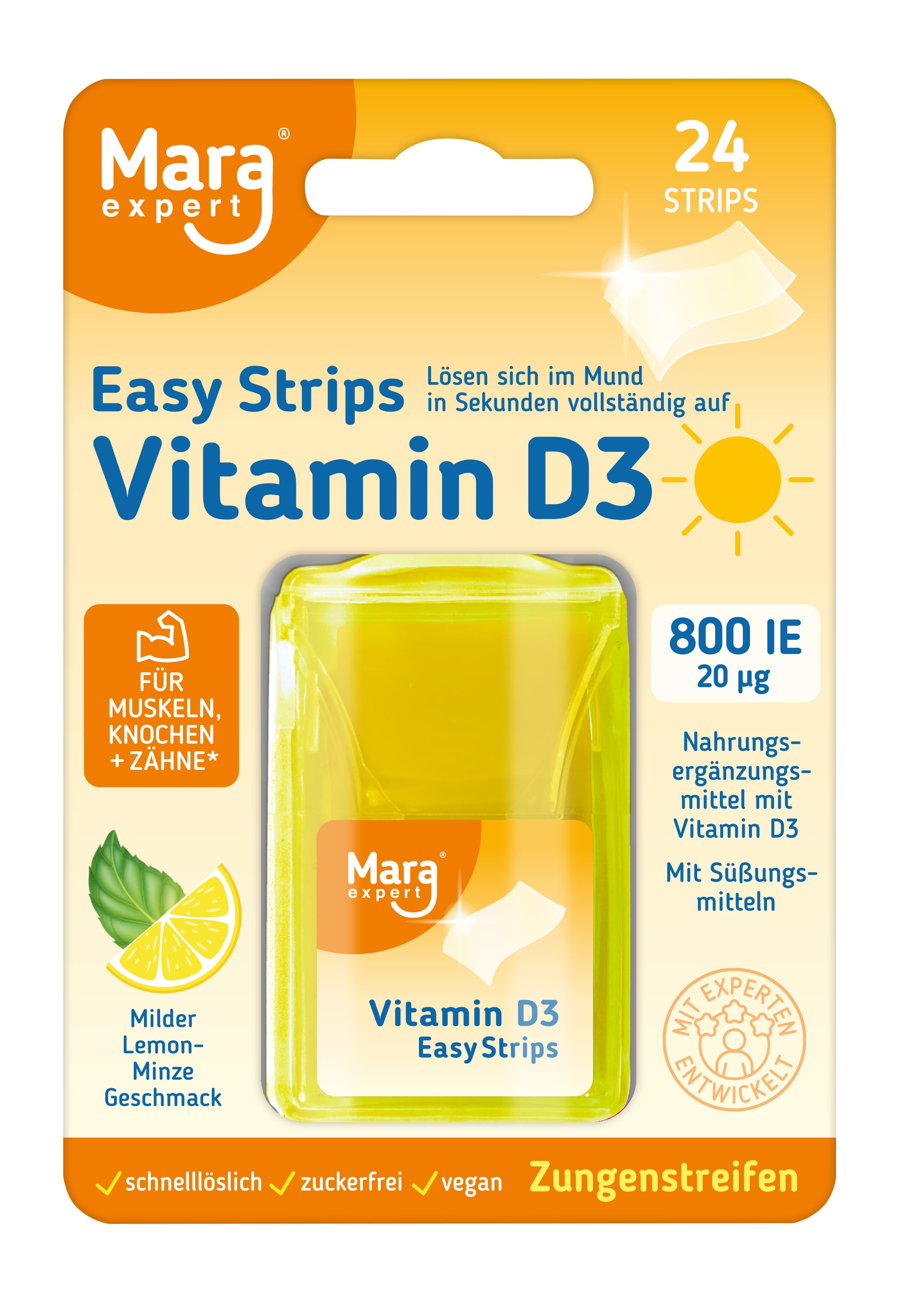 MARA EXPERTS Easy Strips Vitamin D3