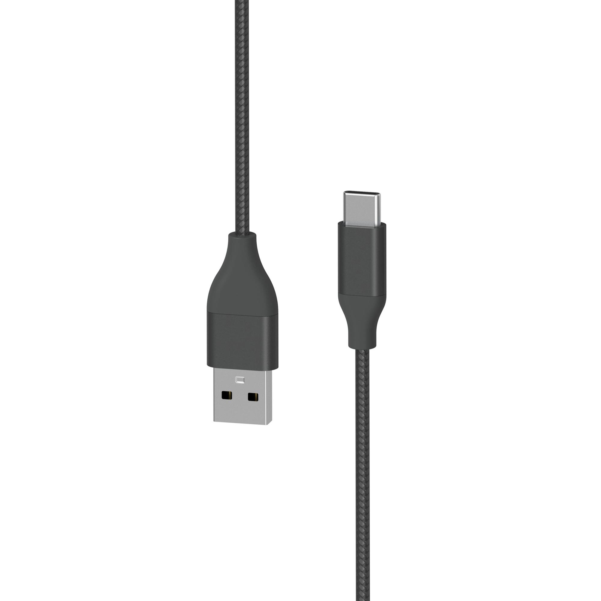 Xlayer Kabel PREMIUM Metallic USB to Type C (USB-C) Cable 1.5m (Fast Charging 3A/USB 2.0) Black