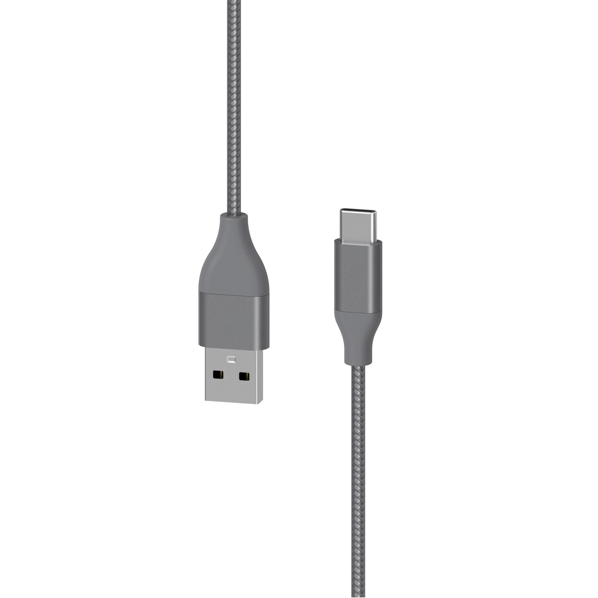 Xlayer Kabel PREMIUM Metallic USB to Type C (USB-C) Cable 1.5m (Fast Charging 3A/USB 2.0) Space Grey