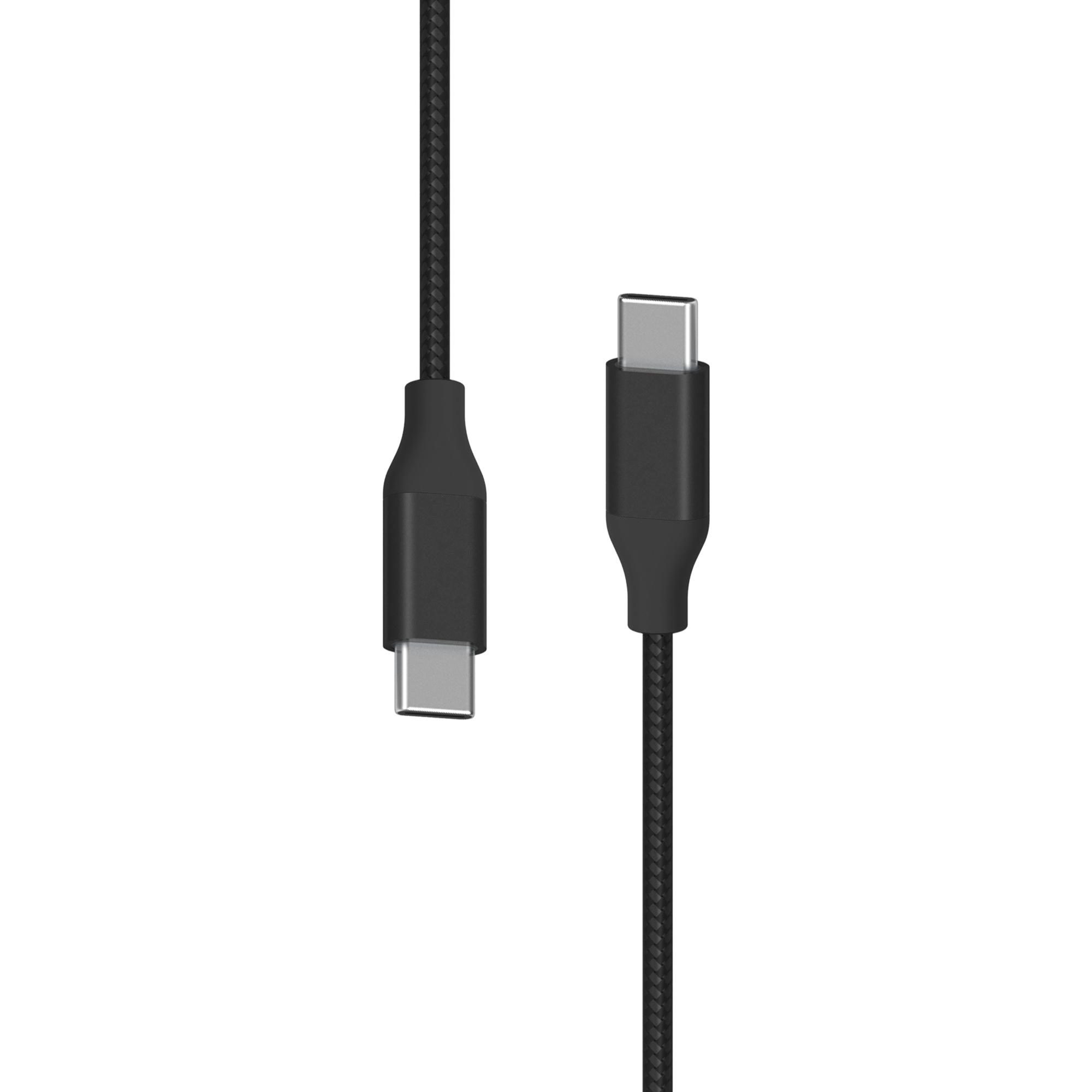 Xlayer Kabel PREMIUM Metallic Type C (USB-C) to Type C Cable 1.5m (Fast Charging 3A/USB 2.0) Black