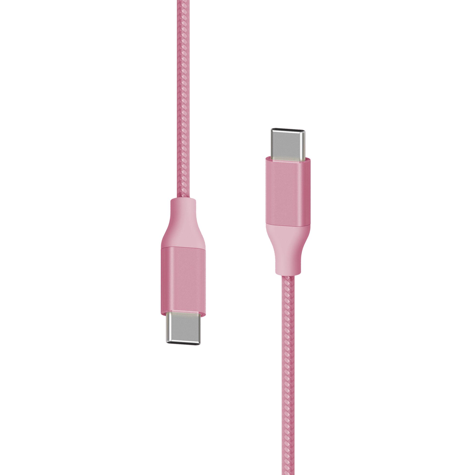 Xlayer Kabel PREMIUM Metallic Type C (USB-C) to Type C Cable 1.5m (Fast Charging 3A/USB 2.0) Rose