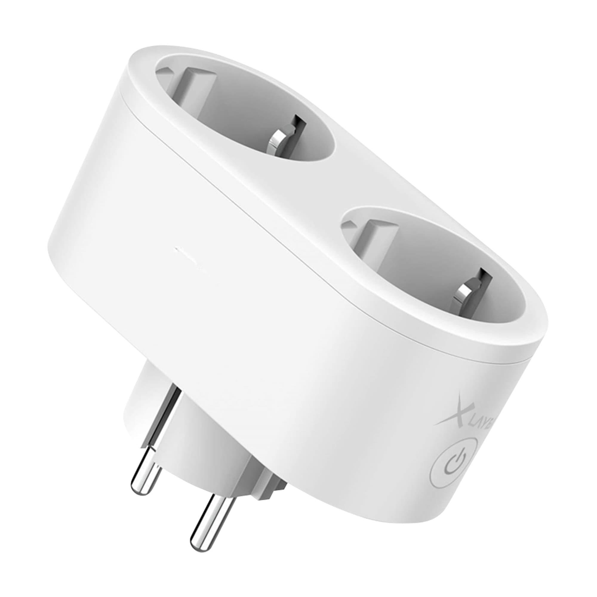 XLayer Smart Home WiFi Doppel Steckdose Echo Weiß
