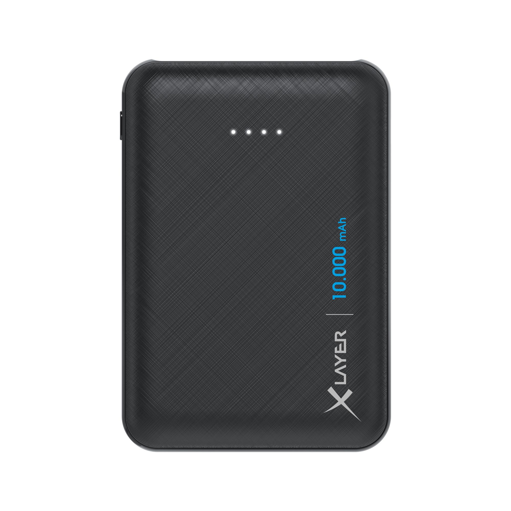 Xlayer Zusatzakku Powerbank Micro Black 10.000mAh