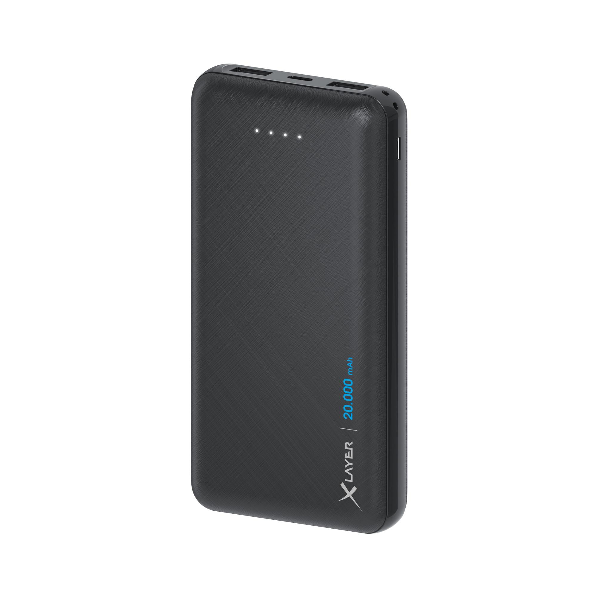 Produktbild Xlayer Zusatzakku Powerbank Micro Black 20.000mAh 2 von 2