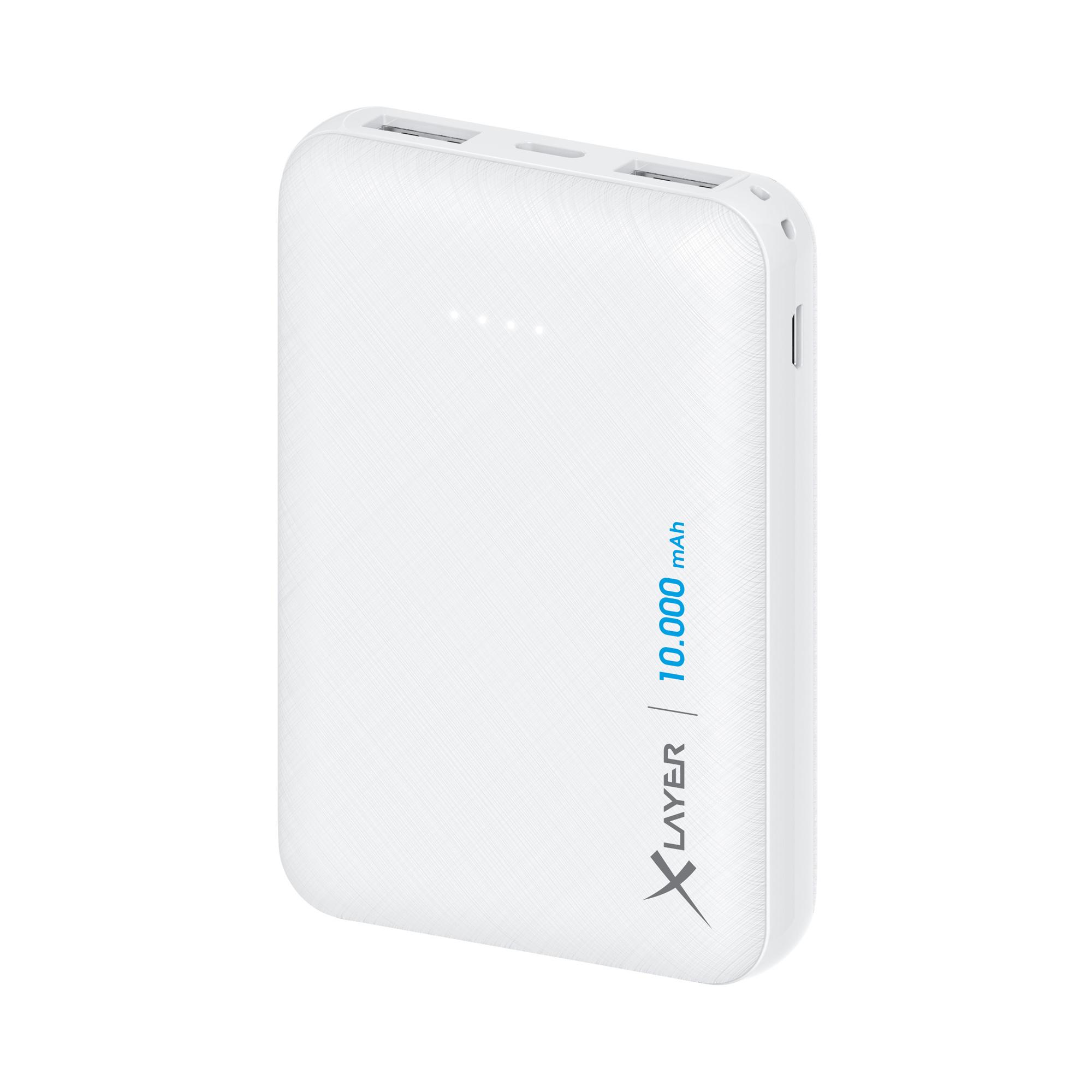 Produktbild Xlayer Zusatzakku Powerbank Micro White 10.000mAh 2 von 2