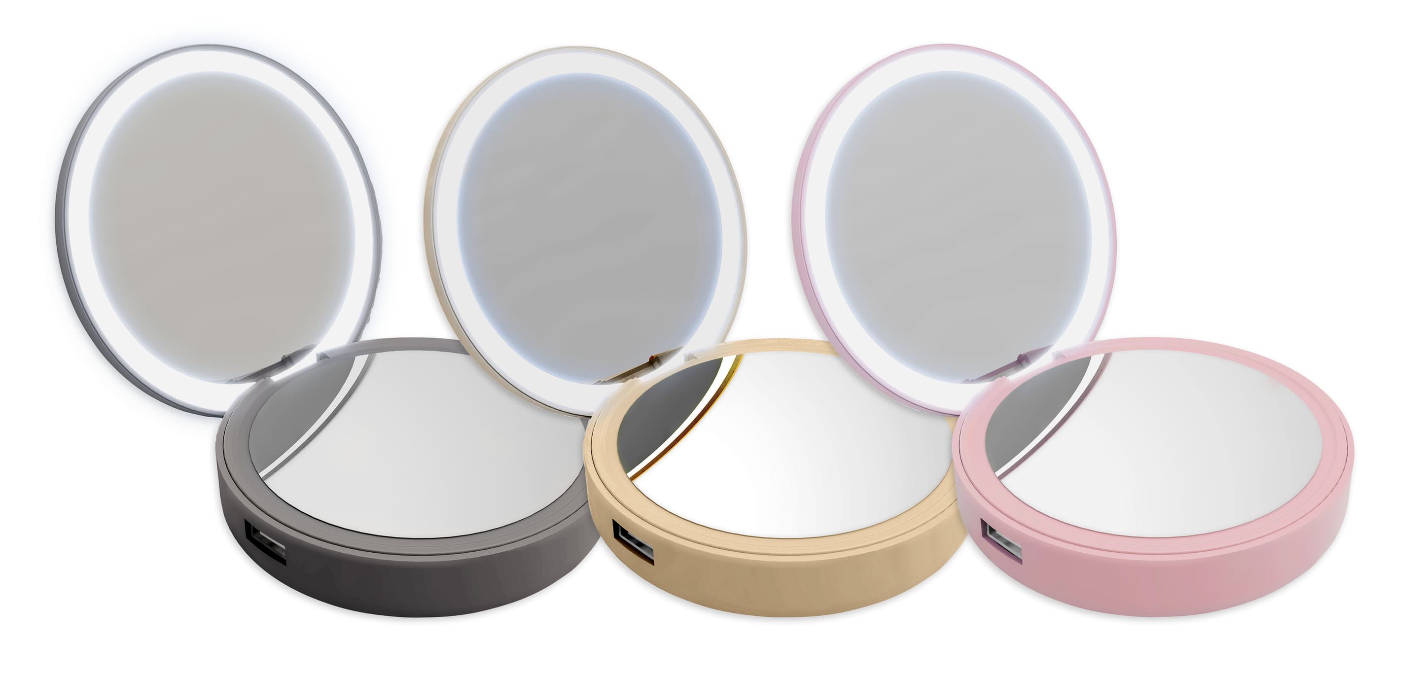 Produktbild Lotta Power Schminkspiegel und Powerbank 4000mAh in Gold 5 von 5