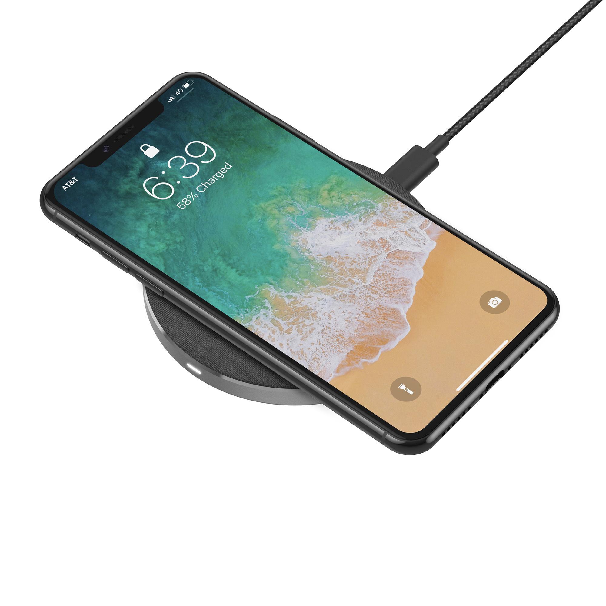 Produktbild Ladegerät XLayer Wireless Pad 15W Single Qi-zertifiziert Space Grey Smartphones/Tablets 3 von 3
