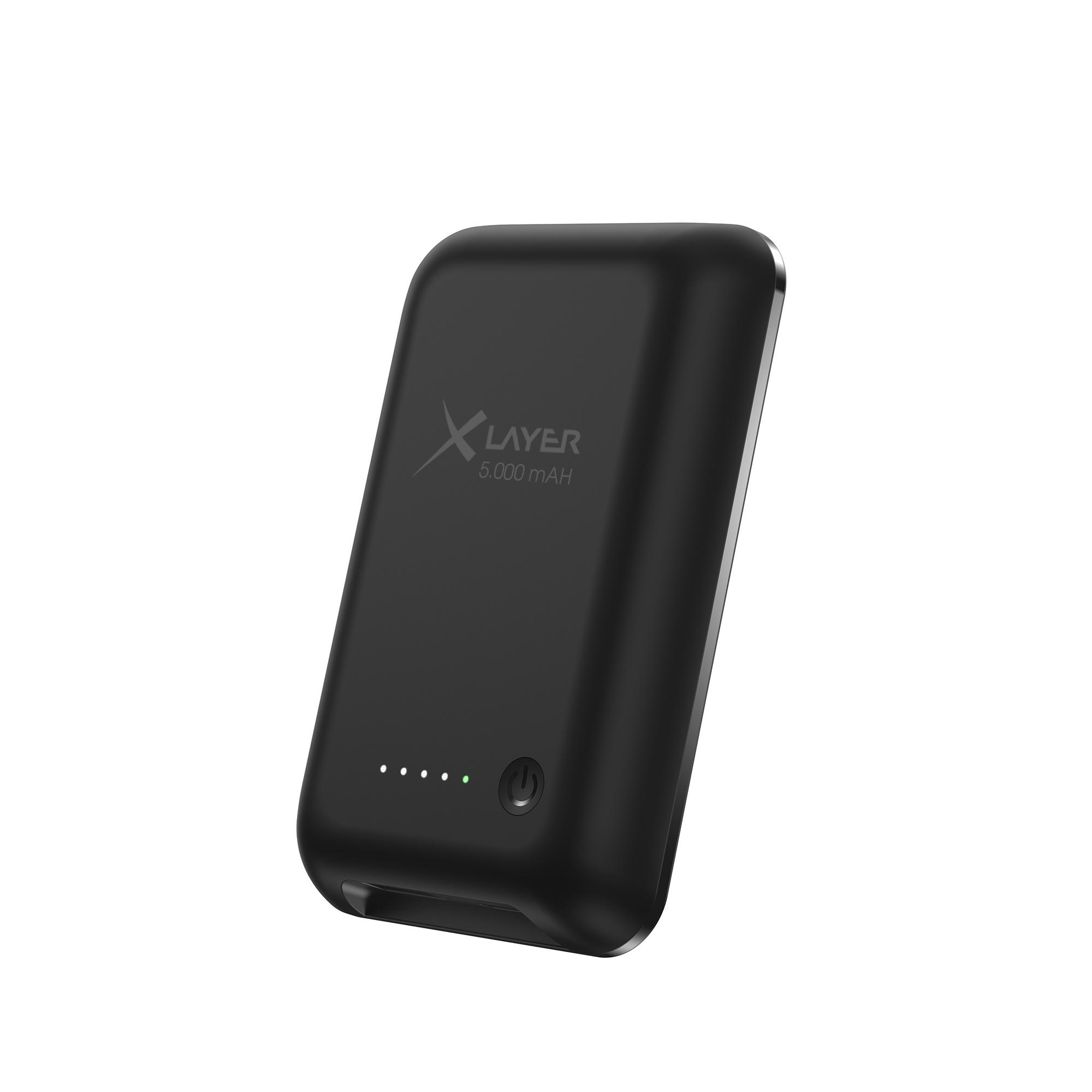 Produktbild XLayer MagFix Pro Powerbank magnetisch 5.000 mAh PD 20W Schwarz 6 von 9