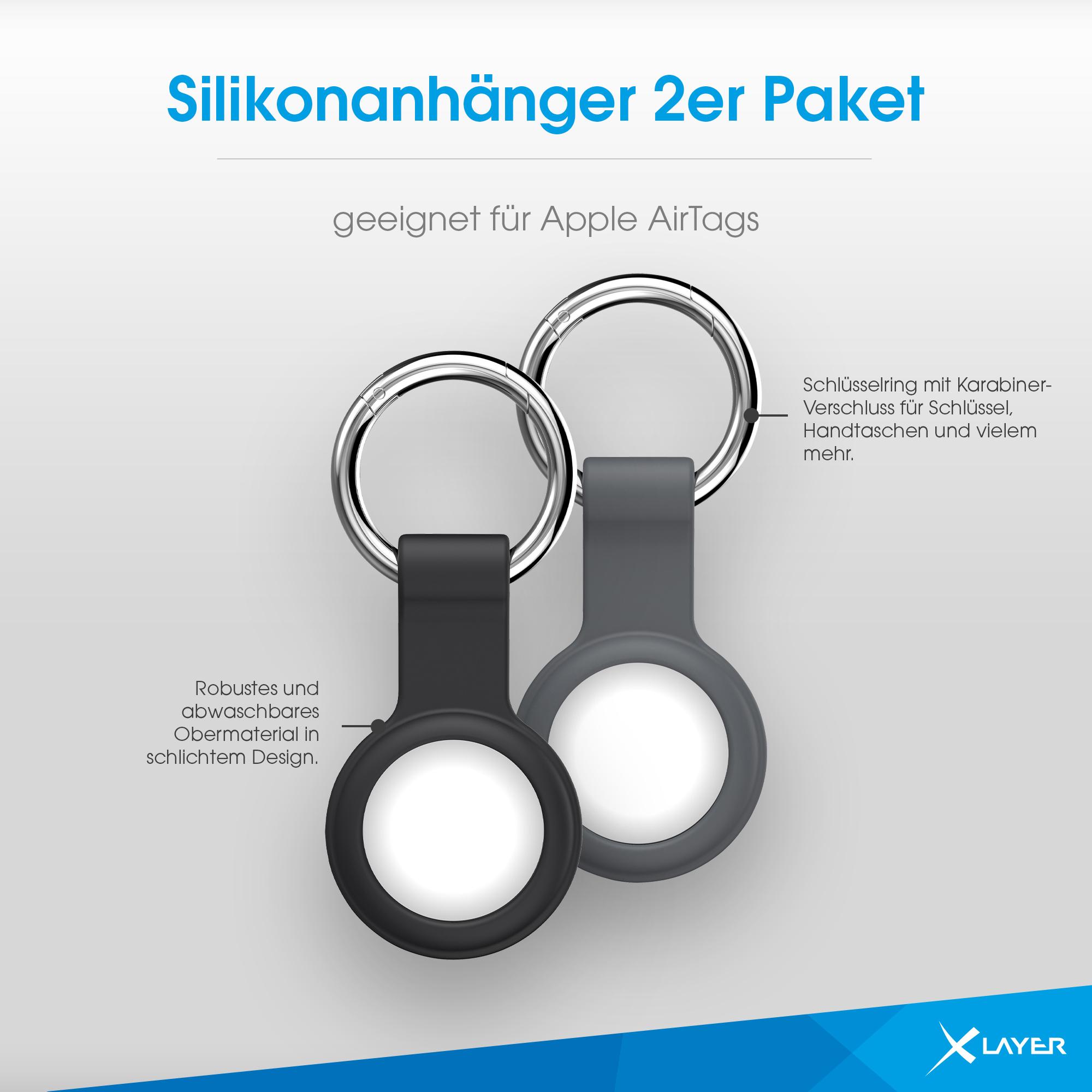 Produktbild XLayer AirTag Silikonanhänger 2er Paket 2 von 4