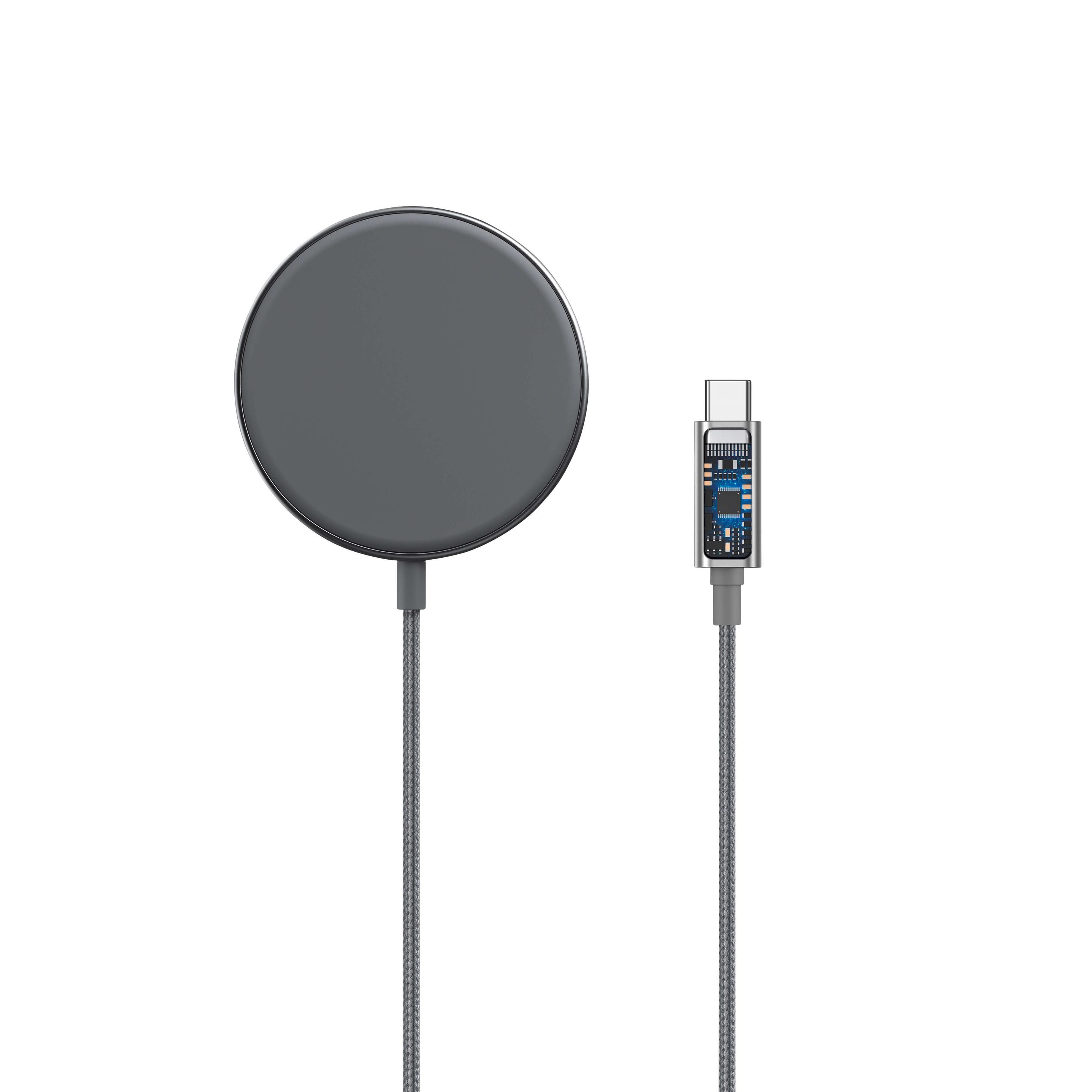 Produktbild XLayer MagFix Pro Wireless Charging Stand magnetisch 15W Space Grey 6 von 9