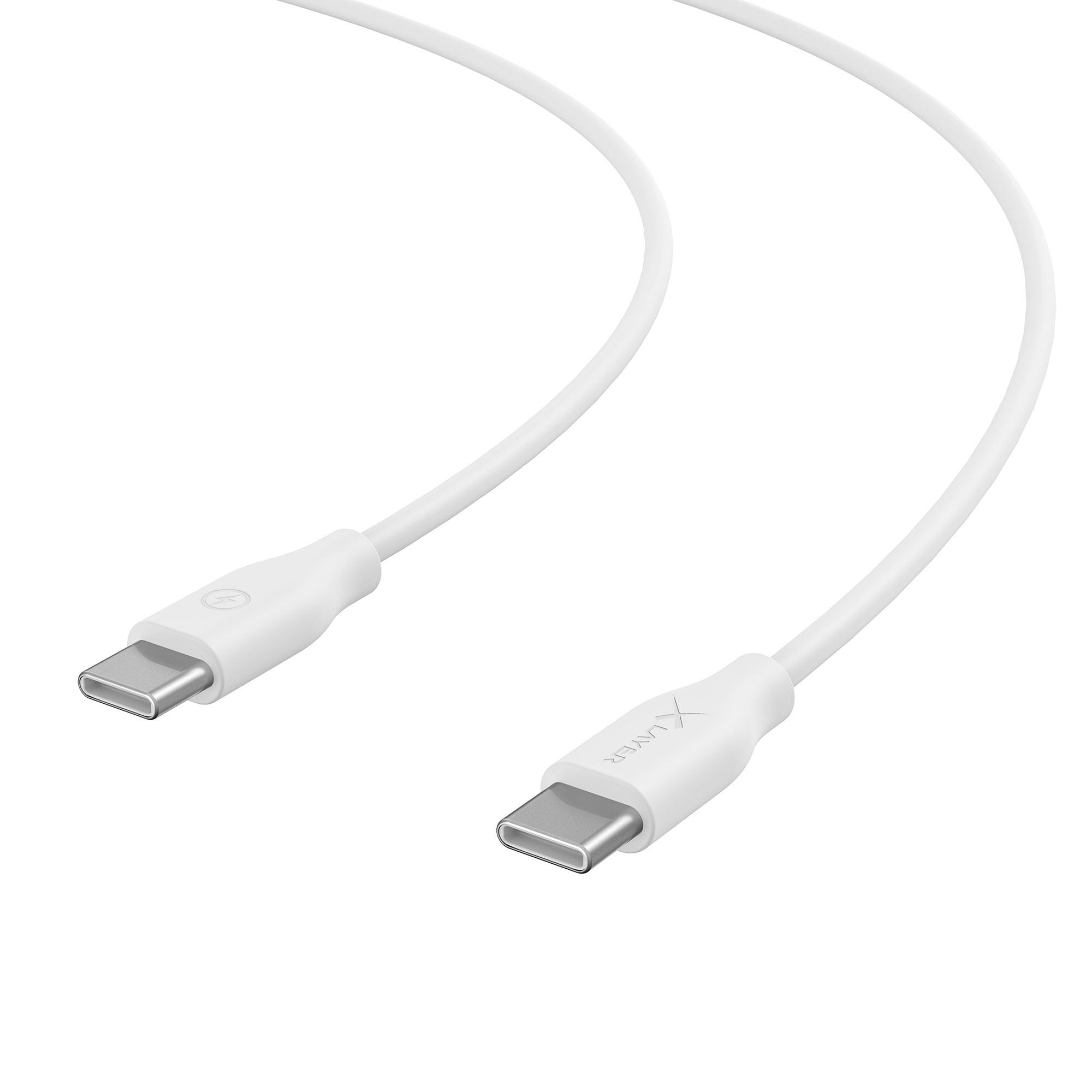 Produktbild XLayer Colour Line Typ C auf Typ C Kabel 1 m White 2 von 2