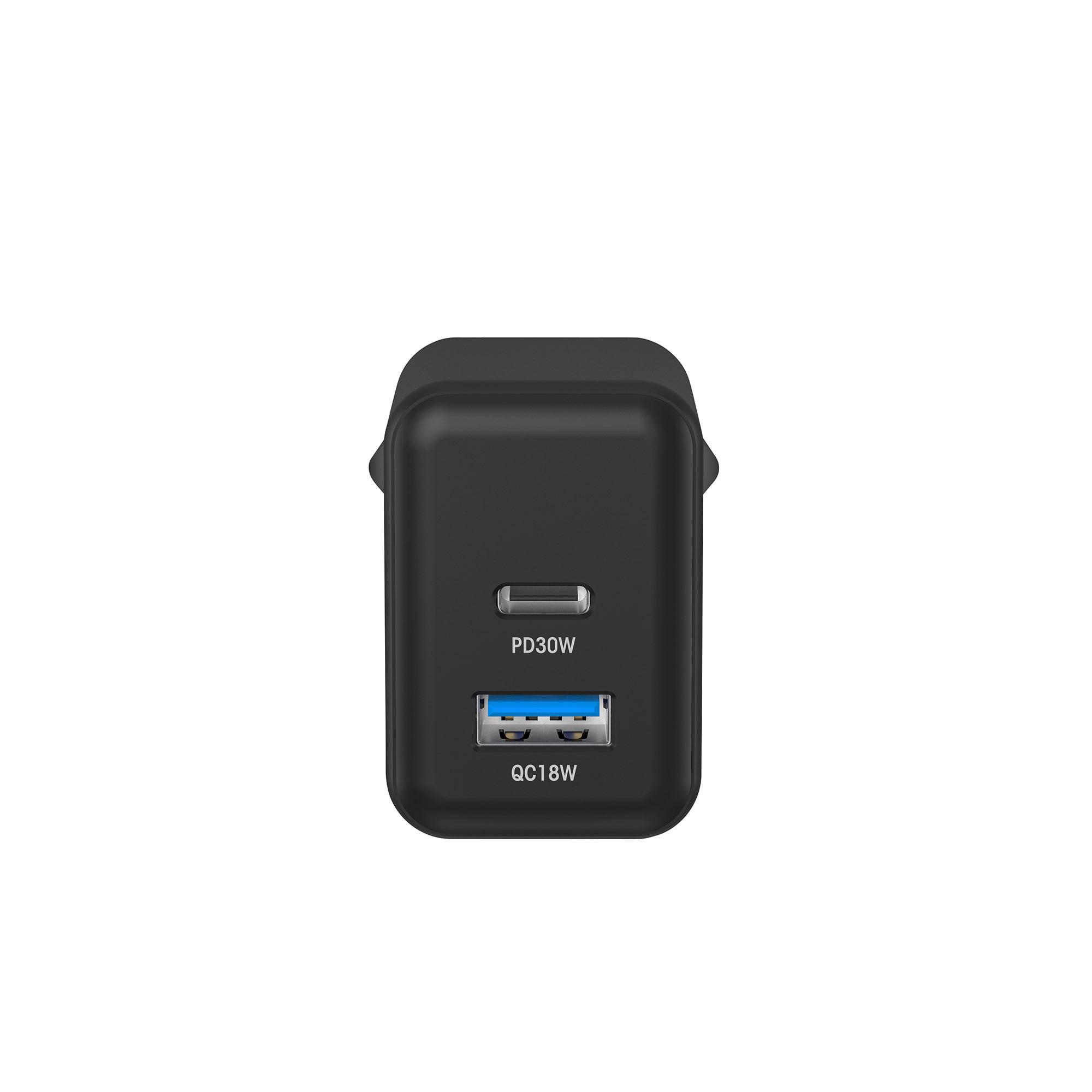 Produktbild XLayer Universal 38W Powercharger USB Typ C&USB Typ A Black 4 von 6
