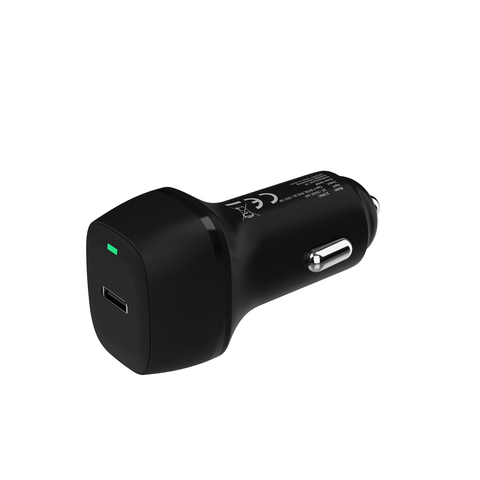 Produktbild Kfz-Ladegerät XLayer Typ C (USB-C) Charger PD 20W Black 3 von 6