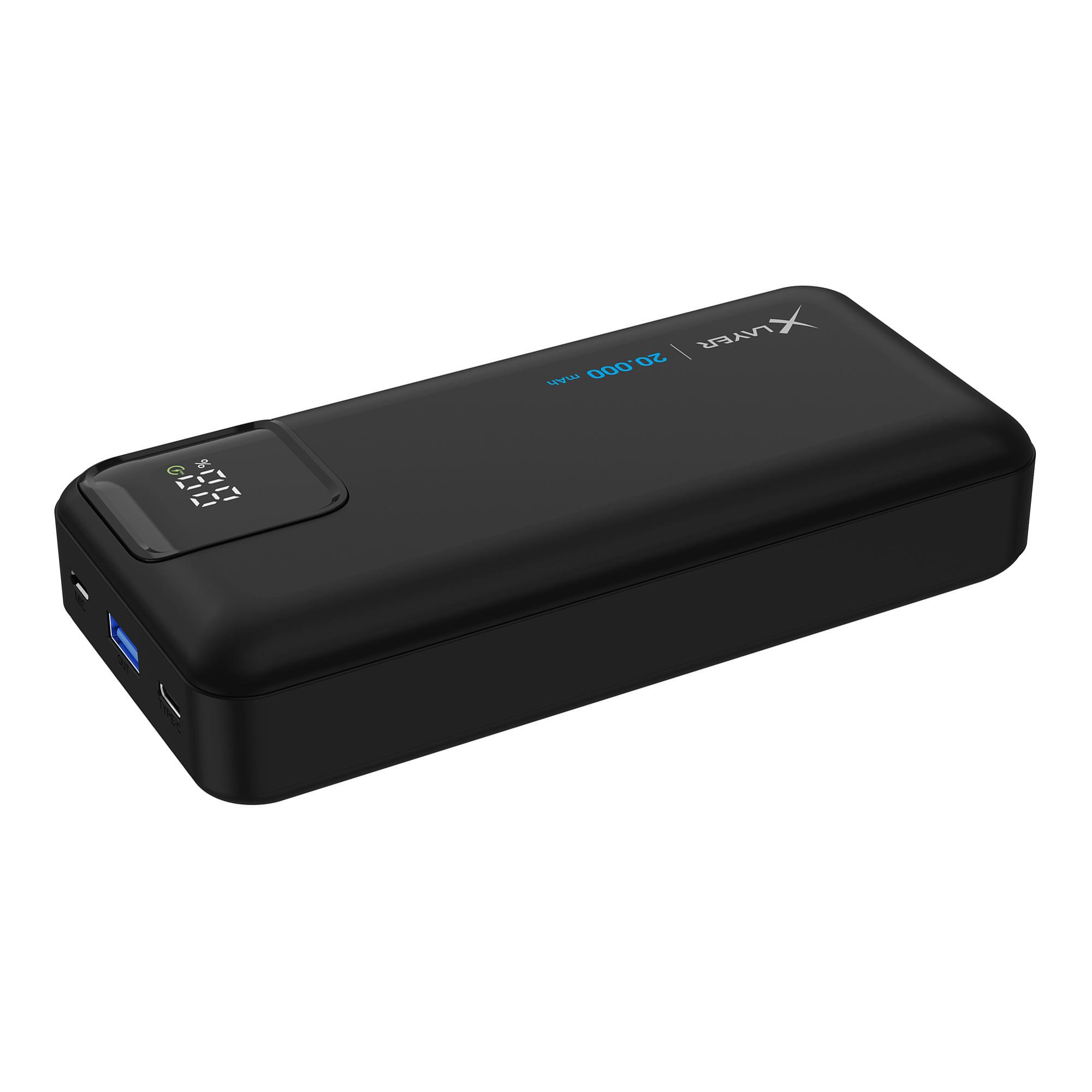 Produktbild XLayer Powerbank Cable PD 20W 20.000 mAh Black 4 von 11