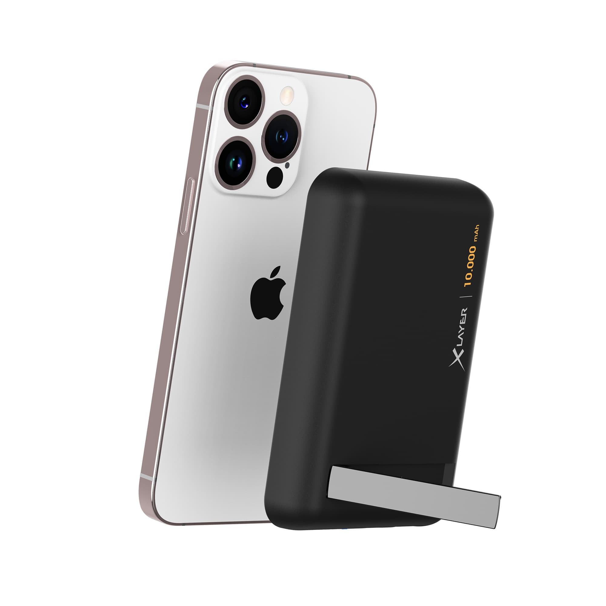 Produktbild XLayer MagFix Pro Powerbank Stand magnetisch 10.000 mAh PD 20W Schwarz 4 von 8