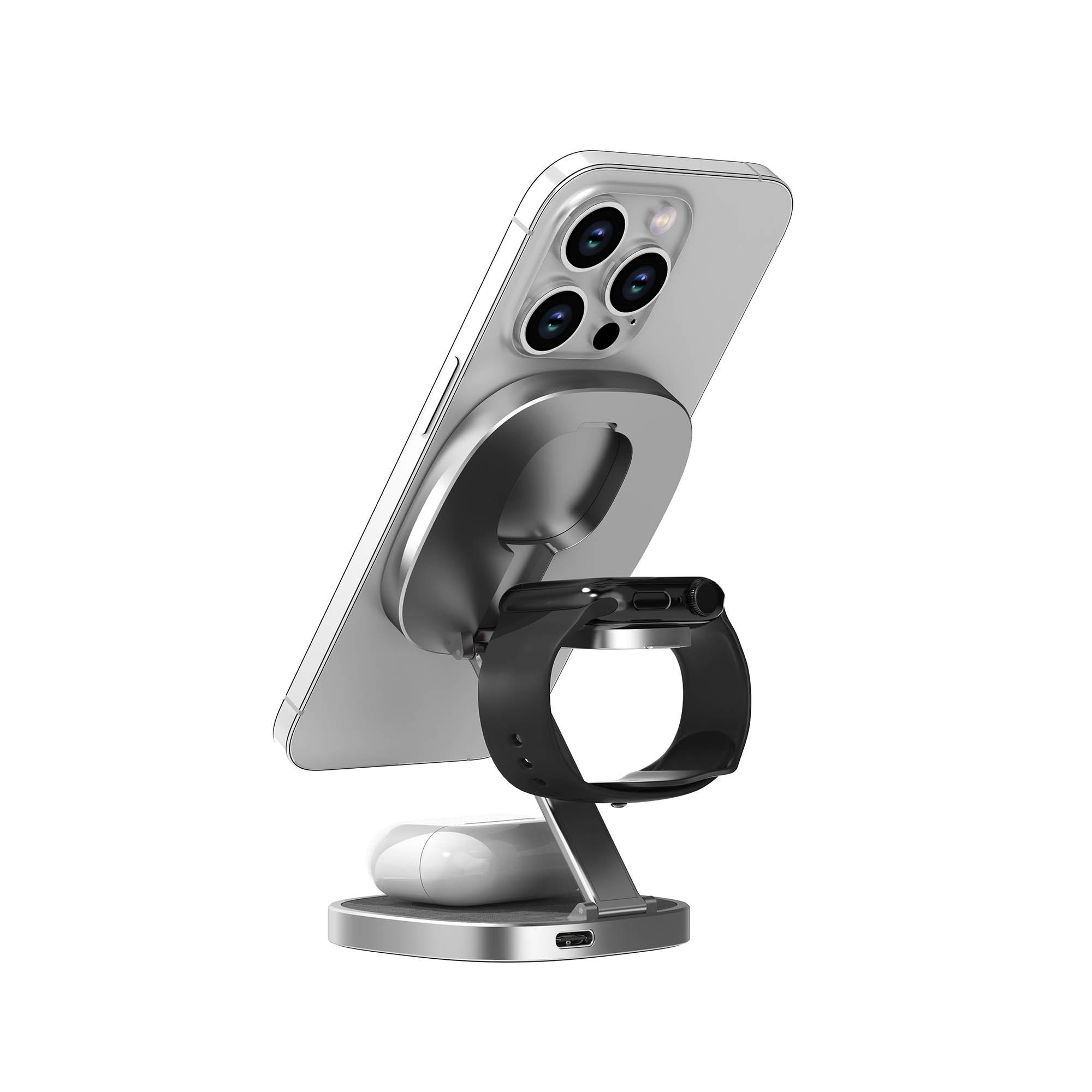 Produktbild XLayer MagFix Pro 3 in 1 Wireless Travel Charger Black 4 von 11