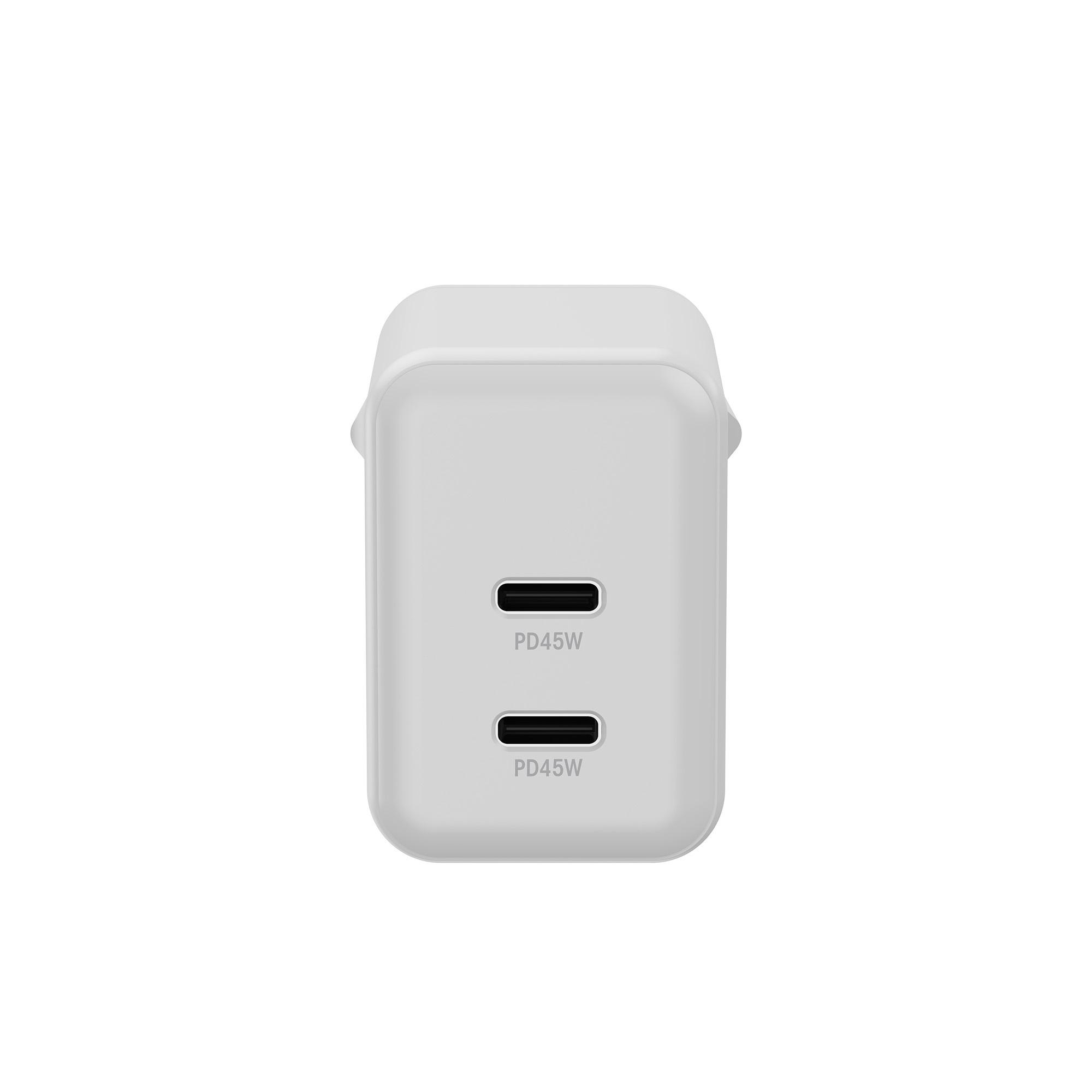 Produktbild XLayer Universal 45W Powercharger USB Typ C&USB Typ C White 5 von 5
