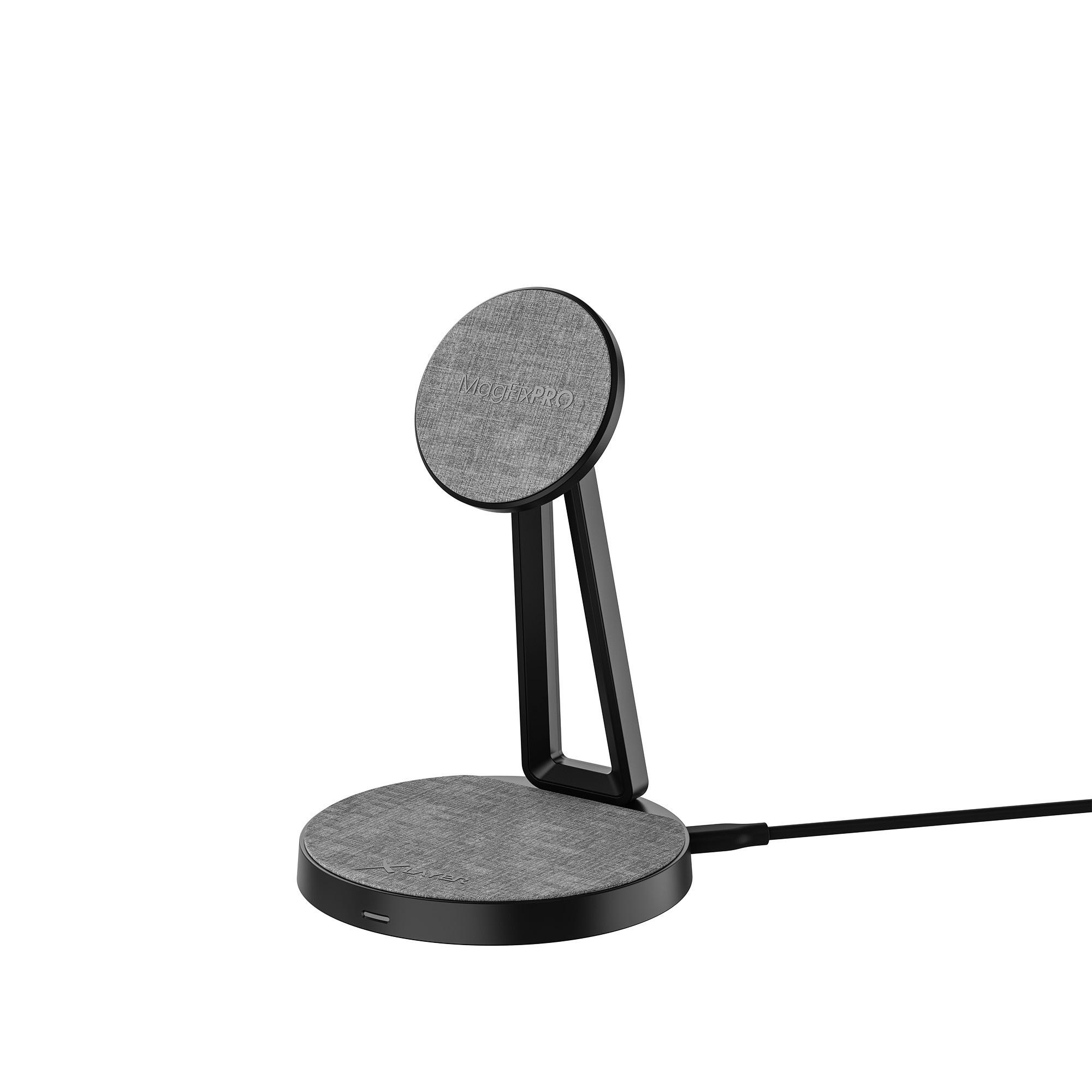 Produktbild XLayer MagFix Pro 2-in-1 Ladestation 15W Grey/Black 12 von 12