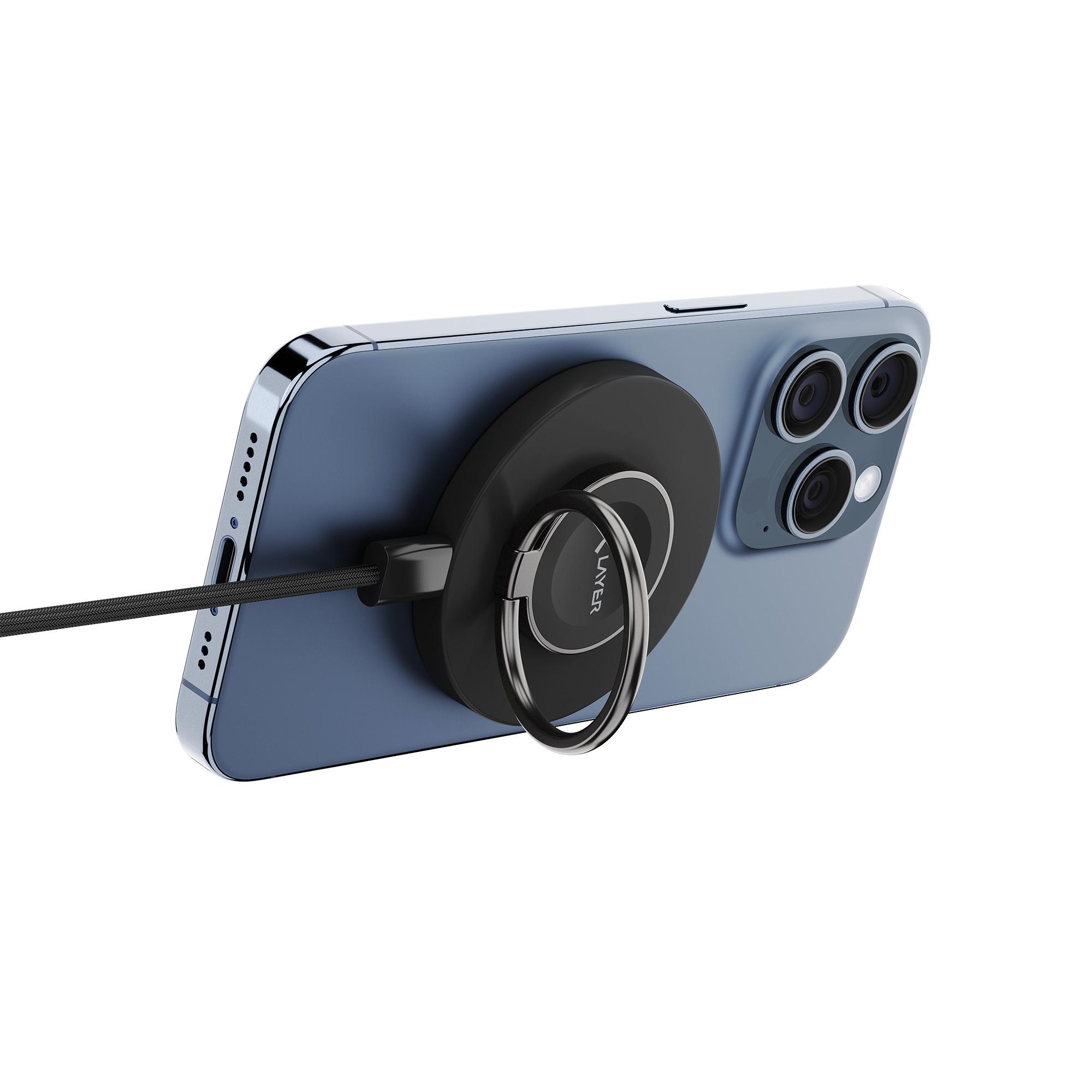 Produktbild XLayer MagFix Pro 3-in-1 Ladepad mit Ringhalter Black 11 von 14