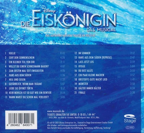 Produktbild Die Eiskönigin-Originalversion d.Hamburger Musica Live(Digibook) 3 von 3