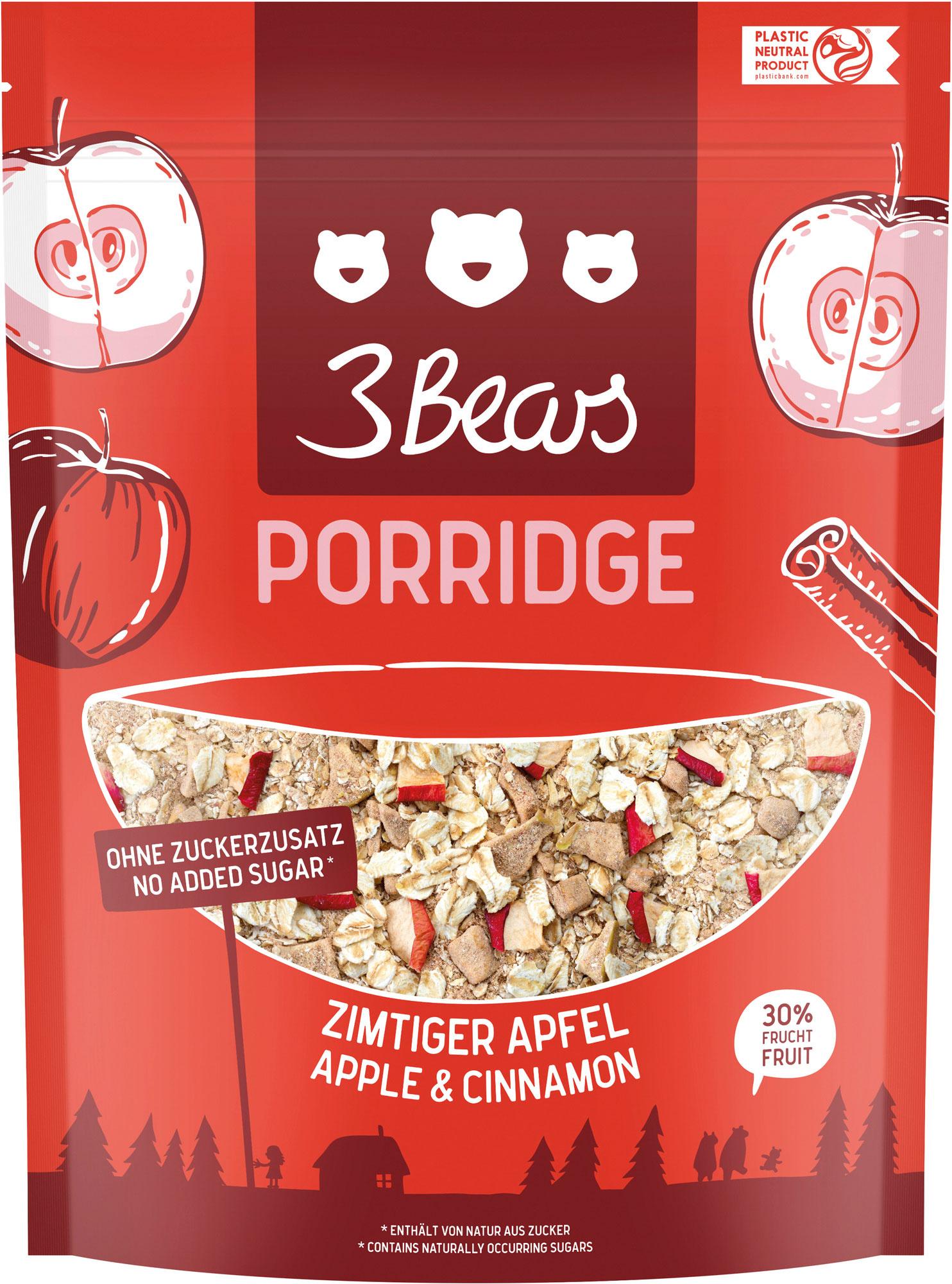 3Bears Porridge Zimtiger Apfel