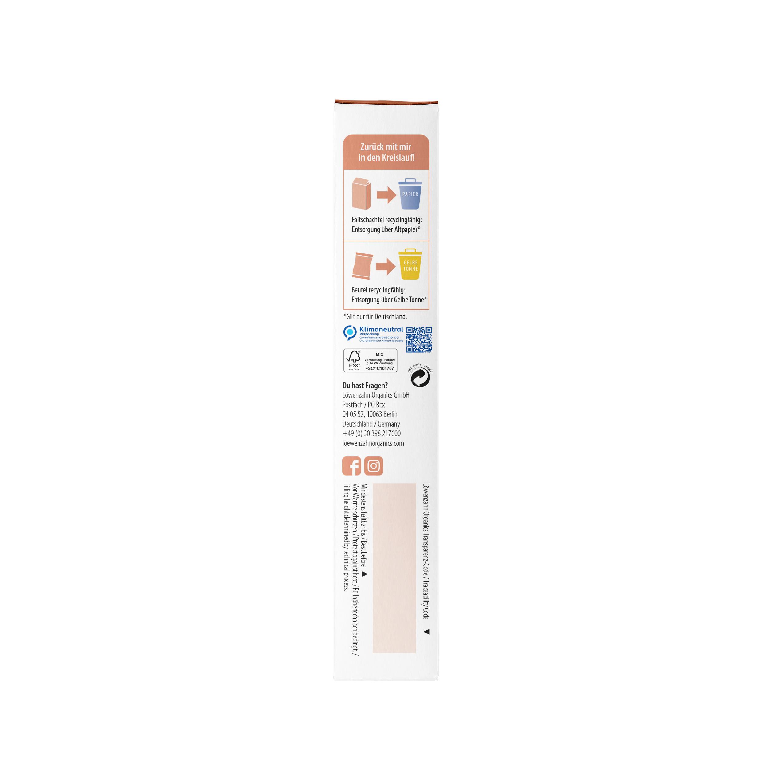 Produktbild löwenzahn organics Bio Baby Porridge 4-Korn 3 von 6