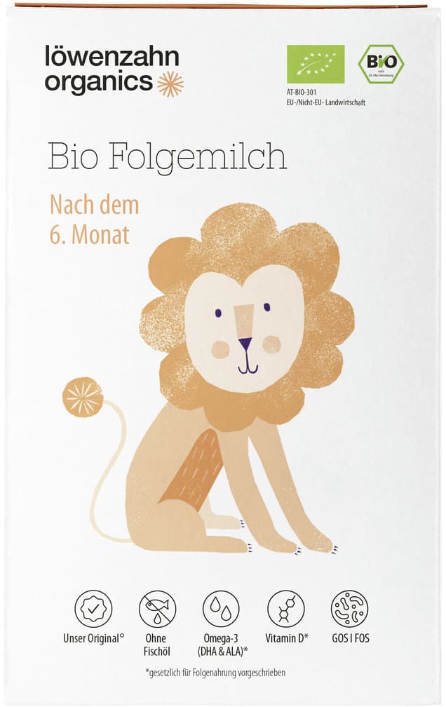 löwenzahn organics Bio Folgemilch 6+