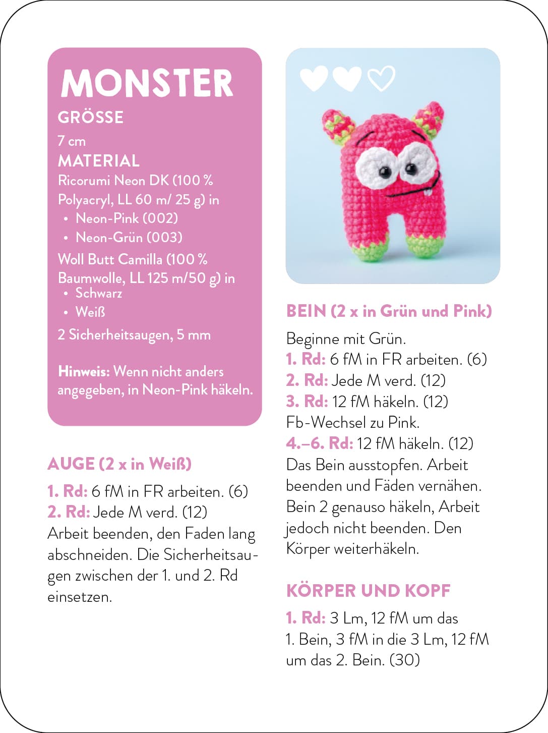 Produktbild 55 x häkeln – Mini-Amigurumis: Dein Kartenset von Wellensittich bis Wichtel 7 von 11