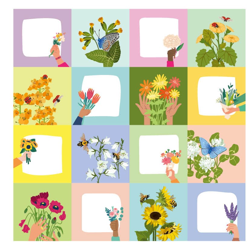 Produktbild 333 Sticker – Sommergarten: Küchen-Etiketten und Aufkleber mit beschreibbarer Oberfläche 4 von 6