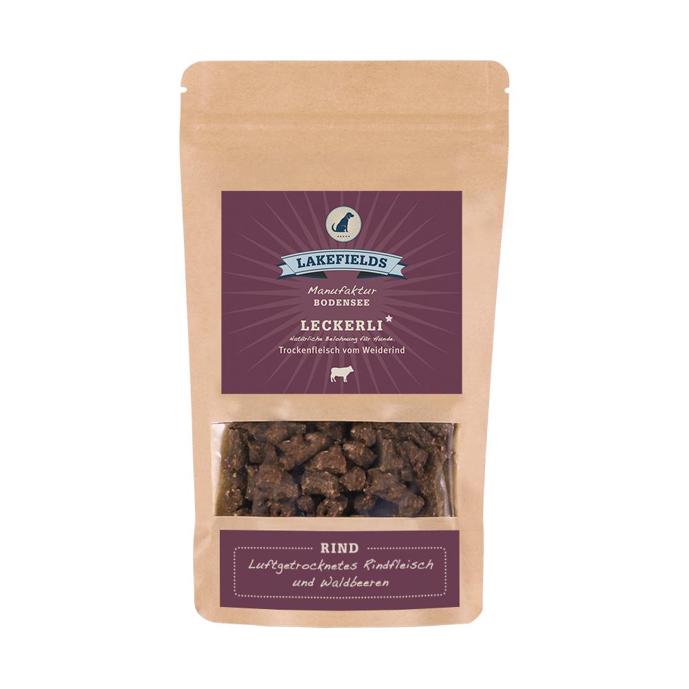 LAKEFIELDS Snacks Leckerli Rind für Hunde