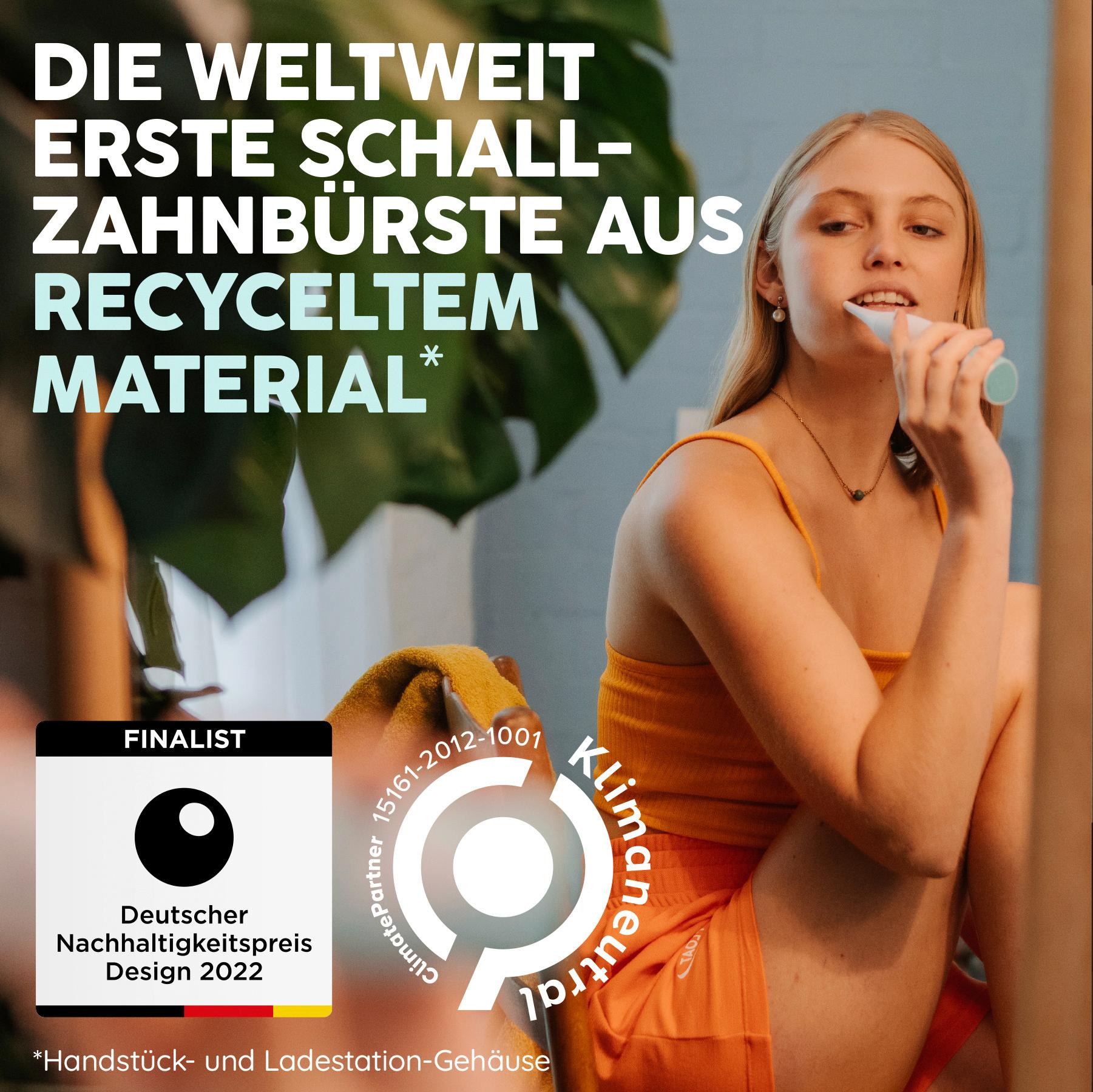 Produktbild happybrush Schallzahnbürste StarterKit Eco Vibe 3 6 von 7