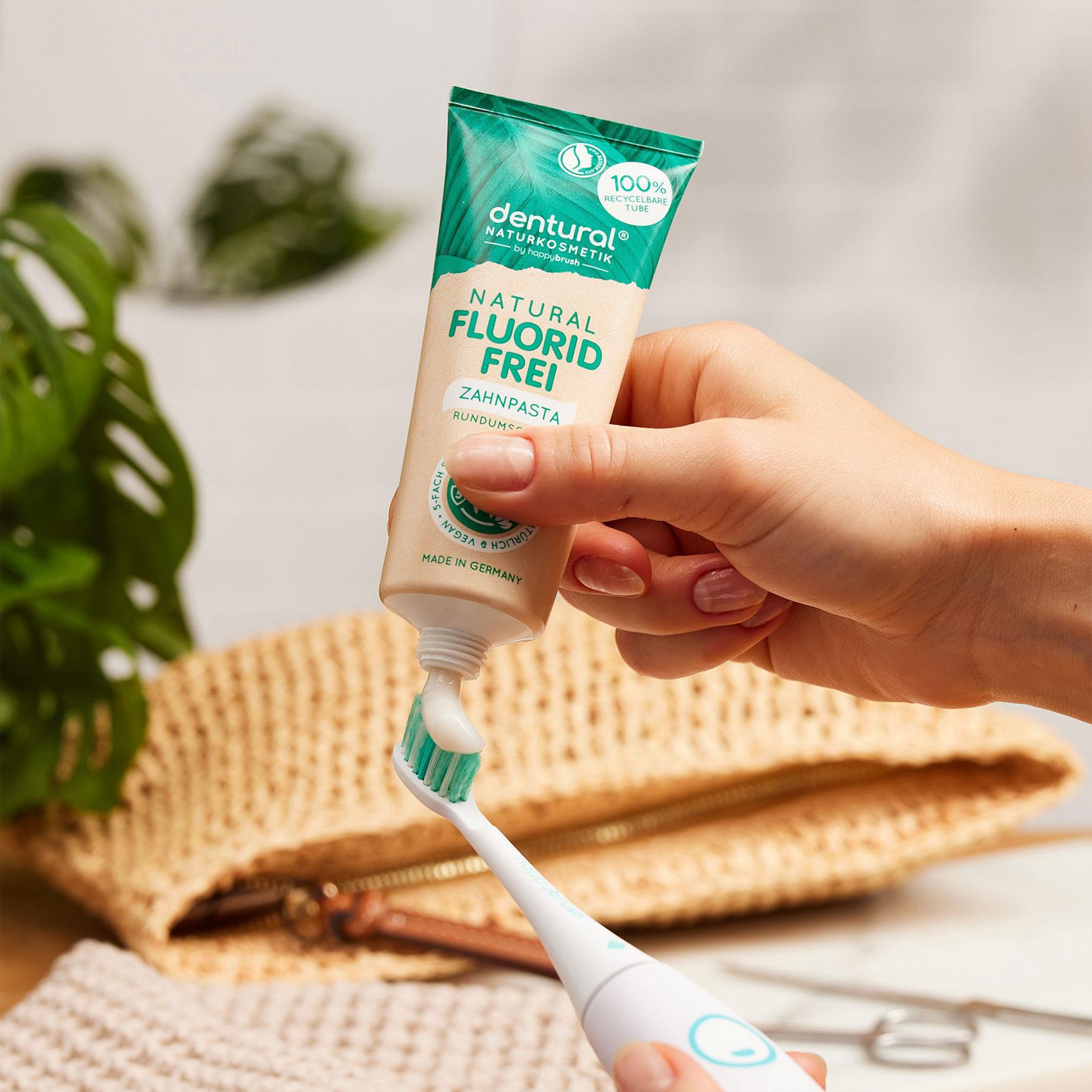 Produktbild Dentural Zahnpasta Natural fluoridfrei 3 von 4