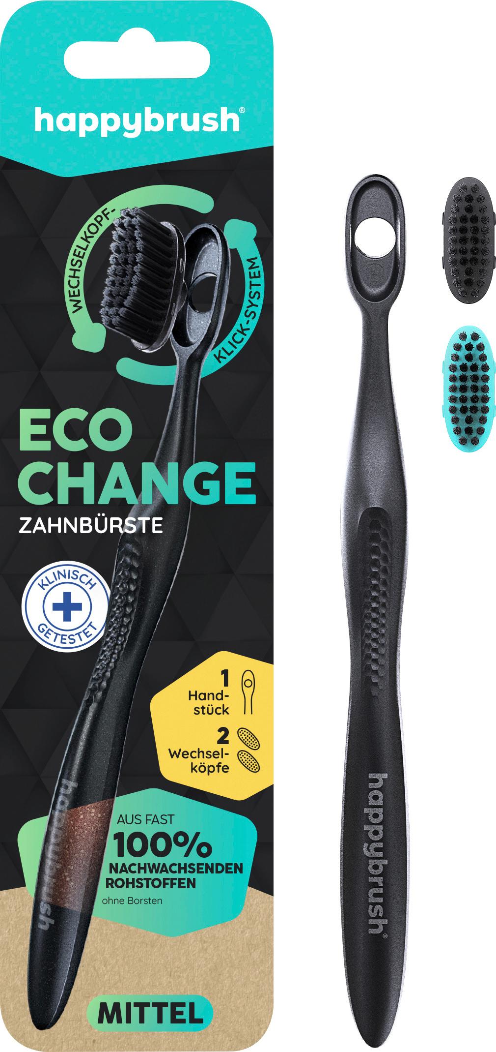 Produktbild happybrush Zahnbürste Eco Change mittel 4 von 5