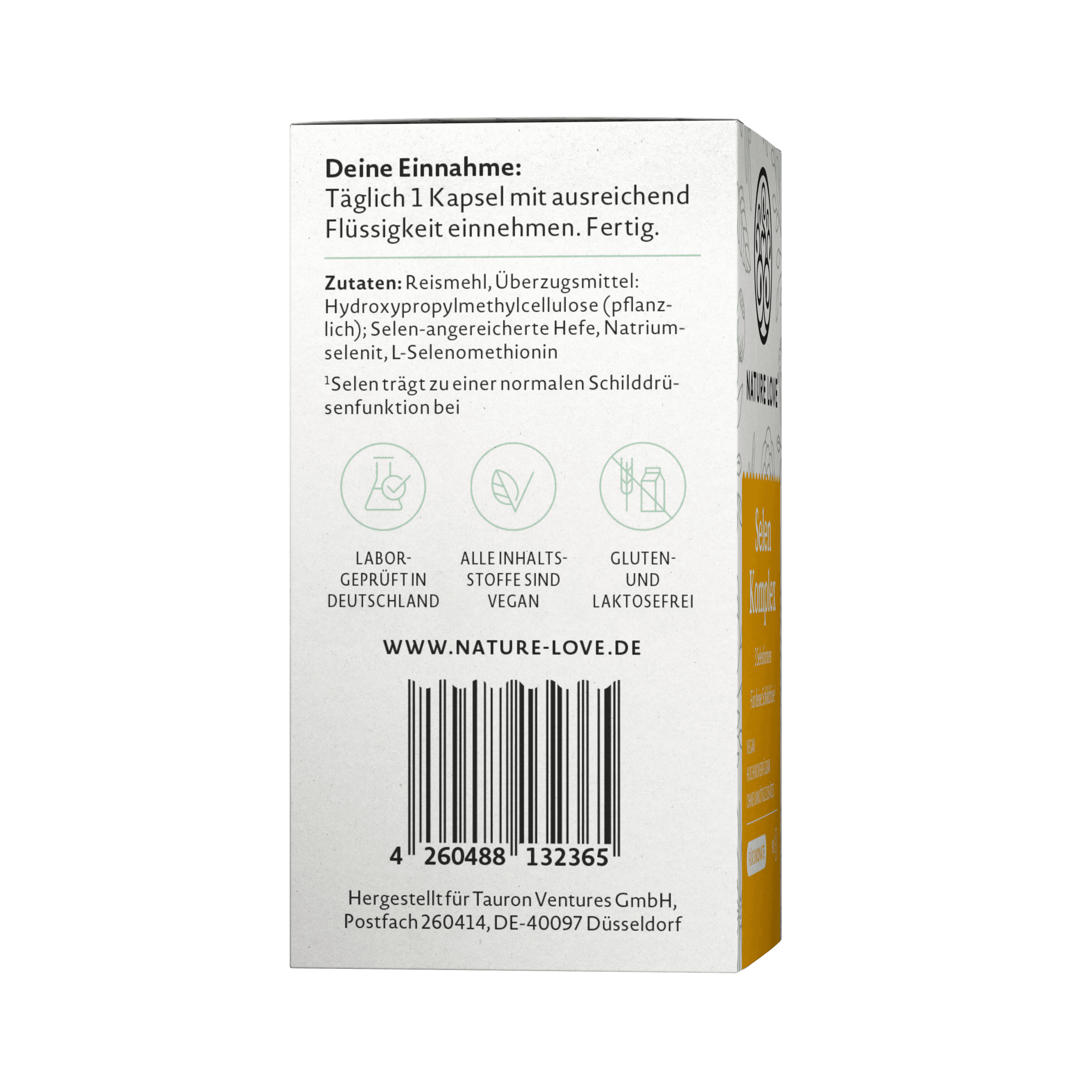 Produktbild NATURE LOVE Selen Komplex 5 von 6