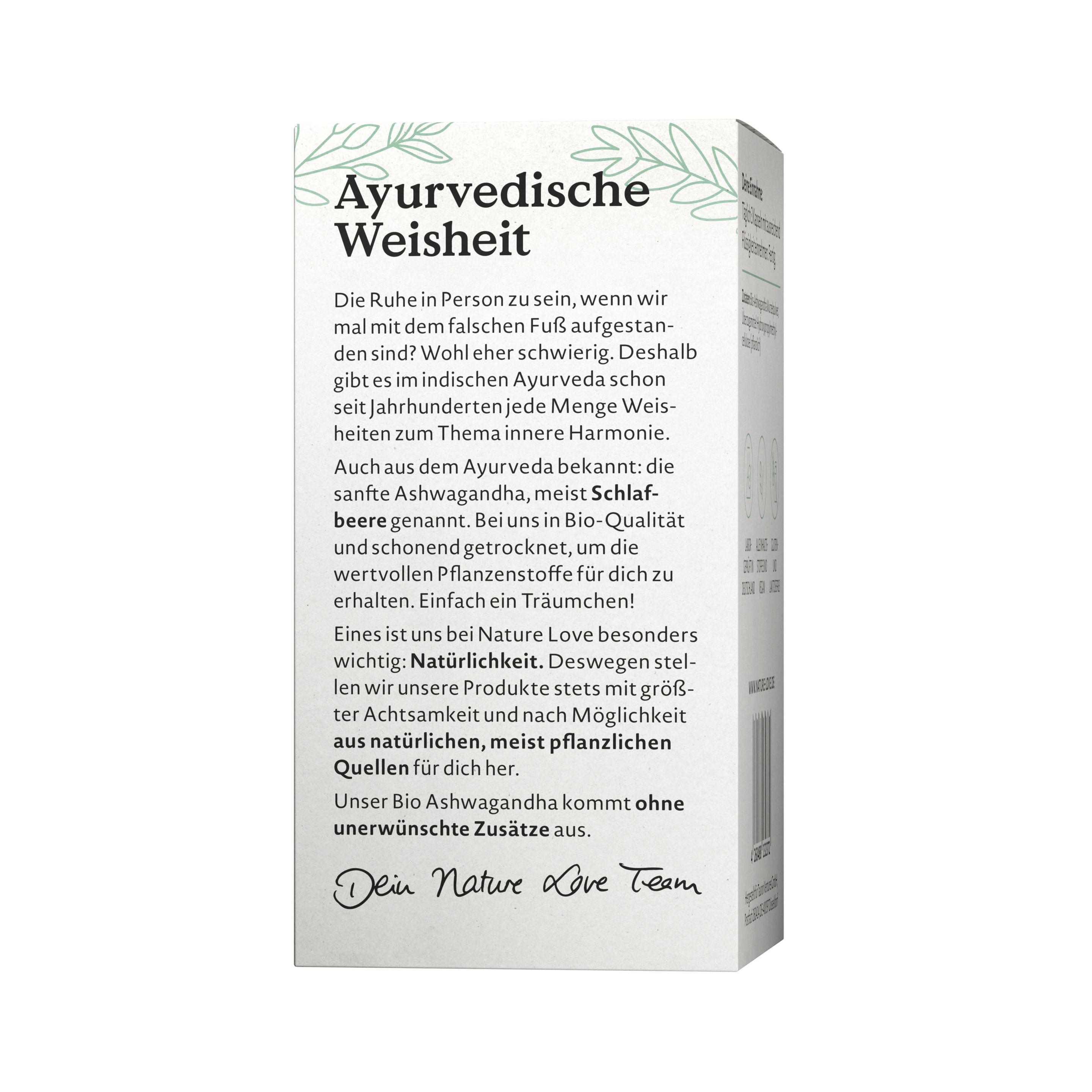 Produktbild NATURE LOVE Bio Ashwagandha 5 von 6