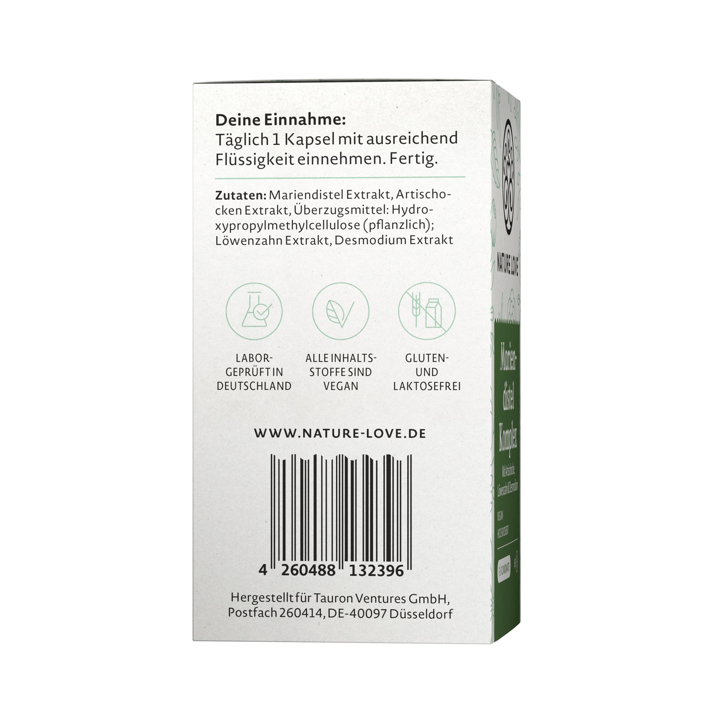 Produktbild NATURE LOVE Mariendistel Komplex 6 von 6