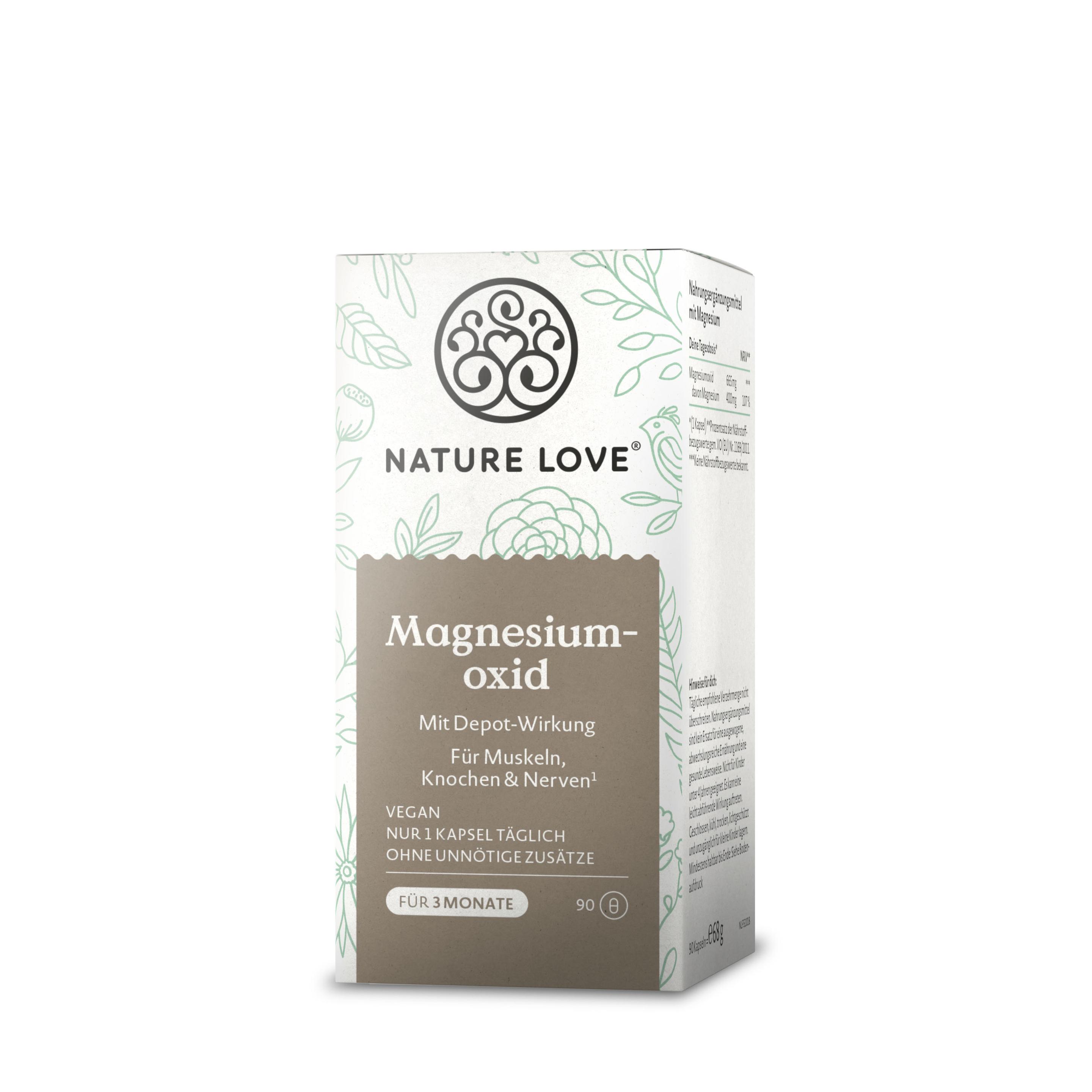 Produktbild NATURE LOVE Magnesiumoxid 3 von 6