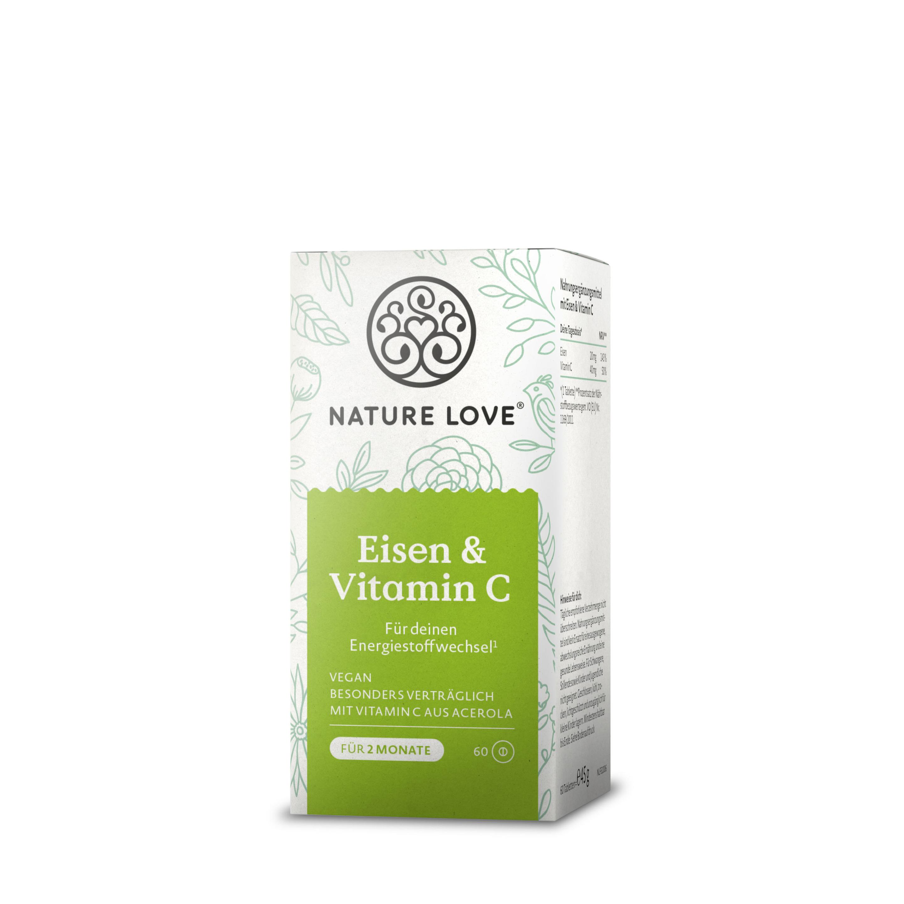 Produktbild NATURE LOVE Eisen&Vitamin C 3 von 6