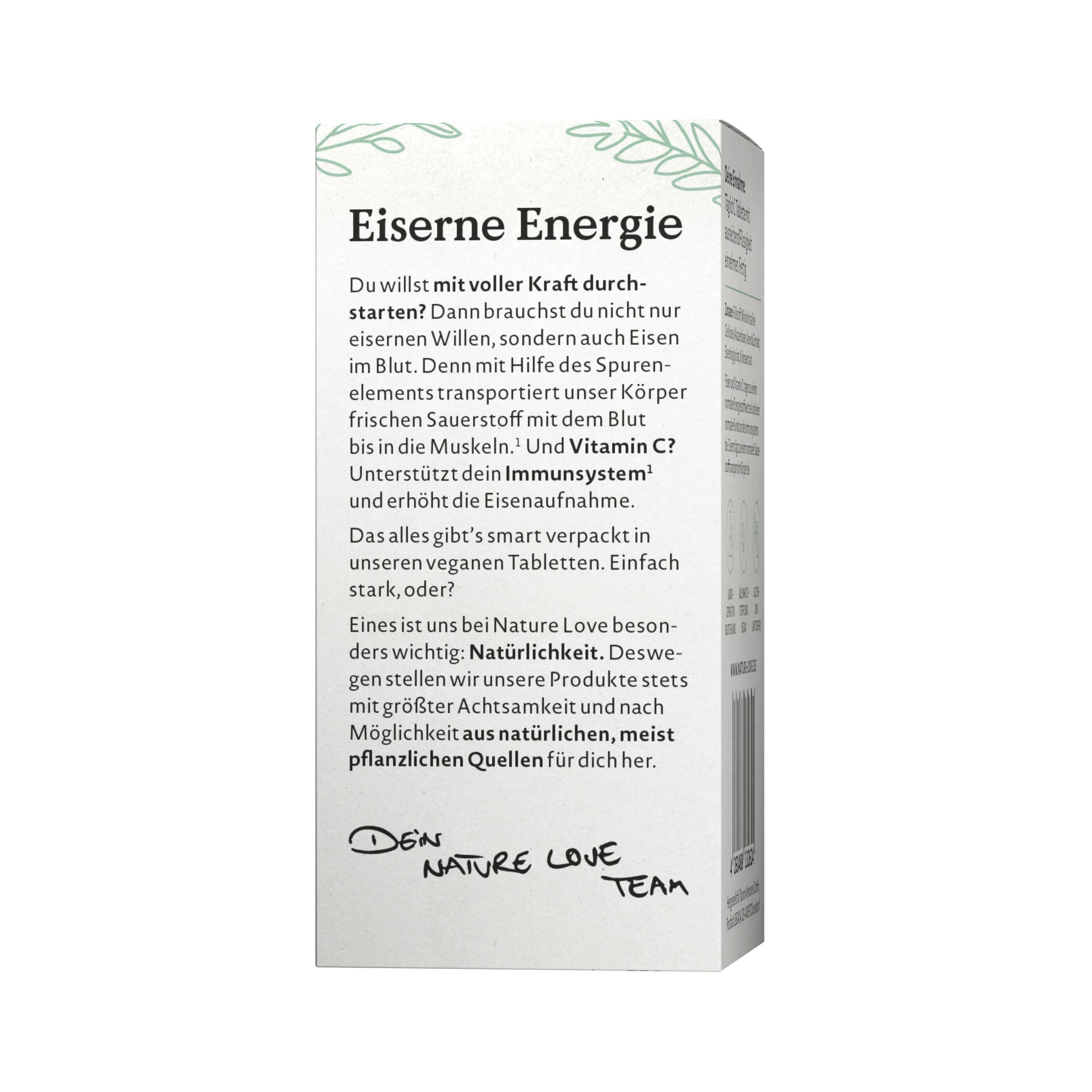Produktbild NATURE LOVE Eisen&Vitamin C 5 von 6