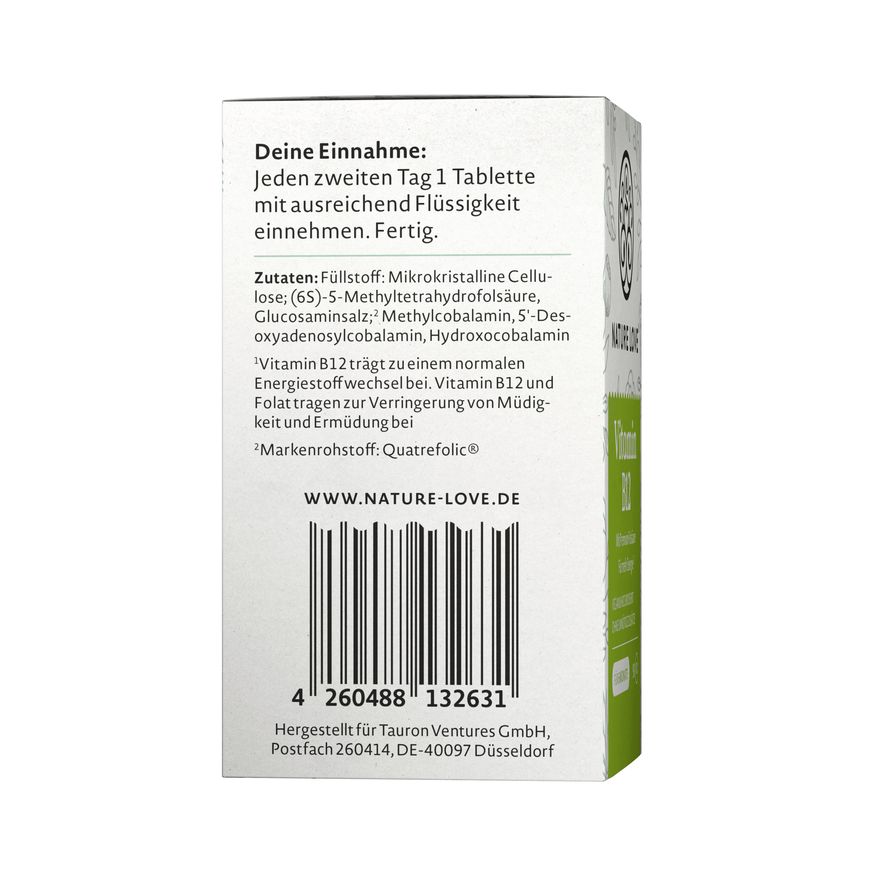 Produktbild NATURE LOVE Vitamin B12 5 von 6