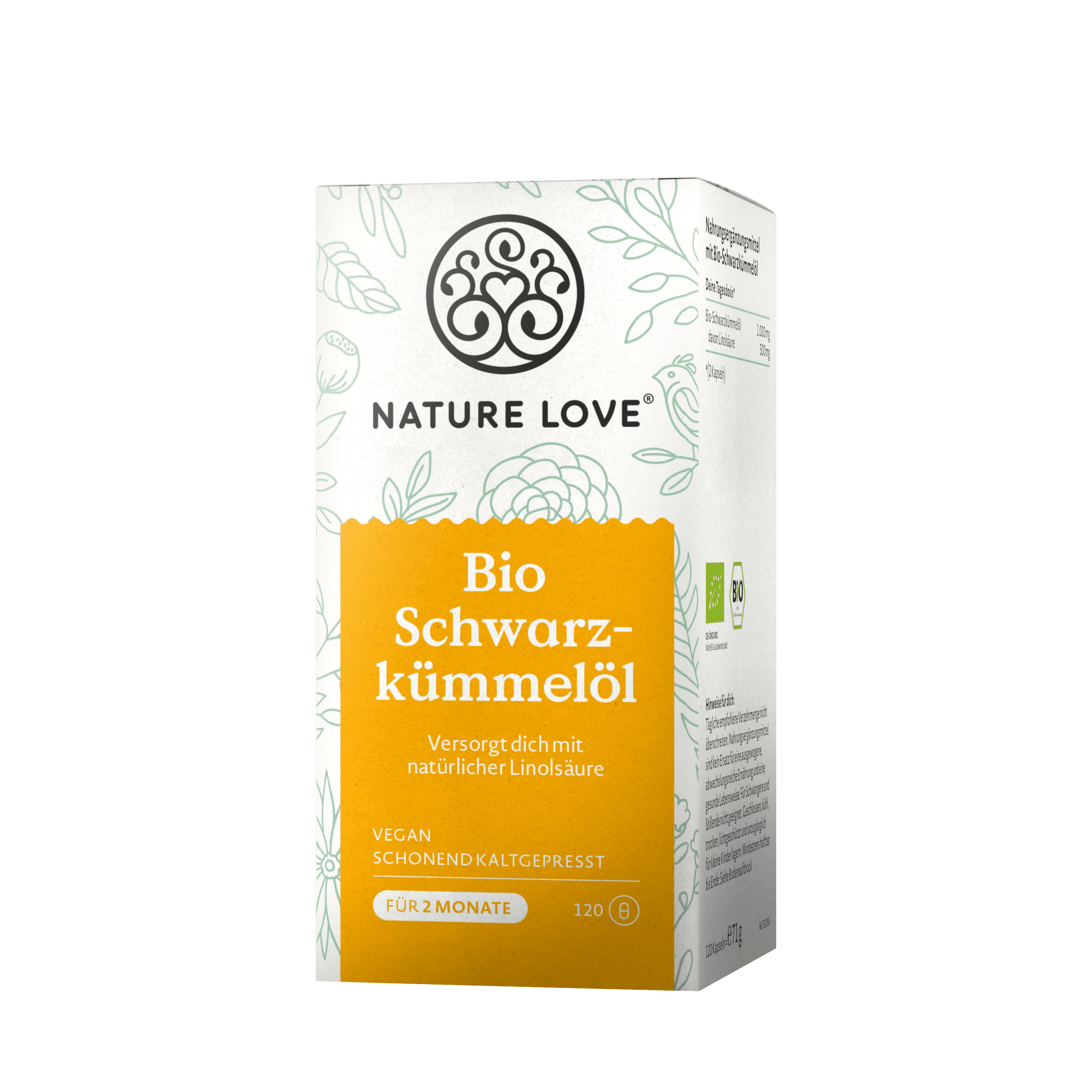 Produktbild NATURE LOVE Bio Schwarzkümmelöl 2 von 6