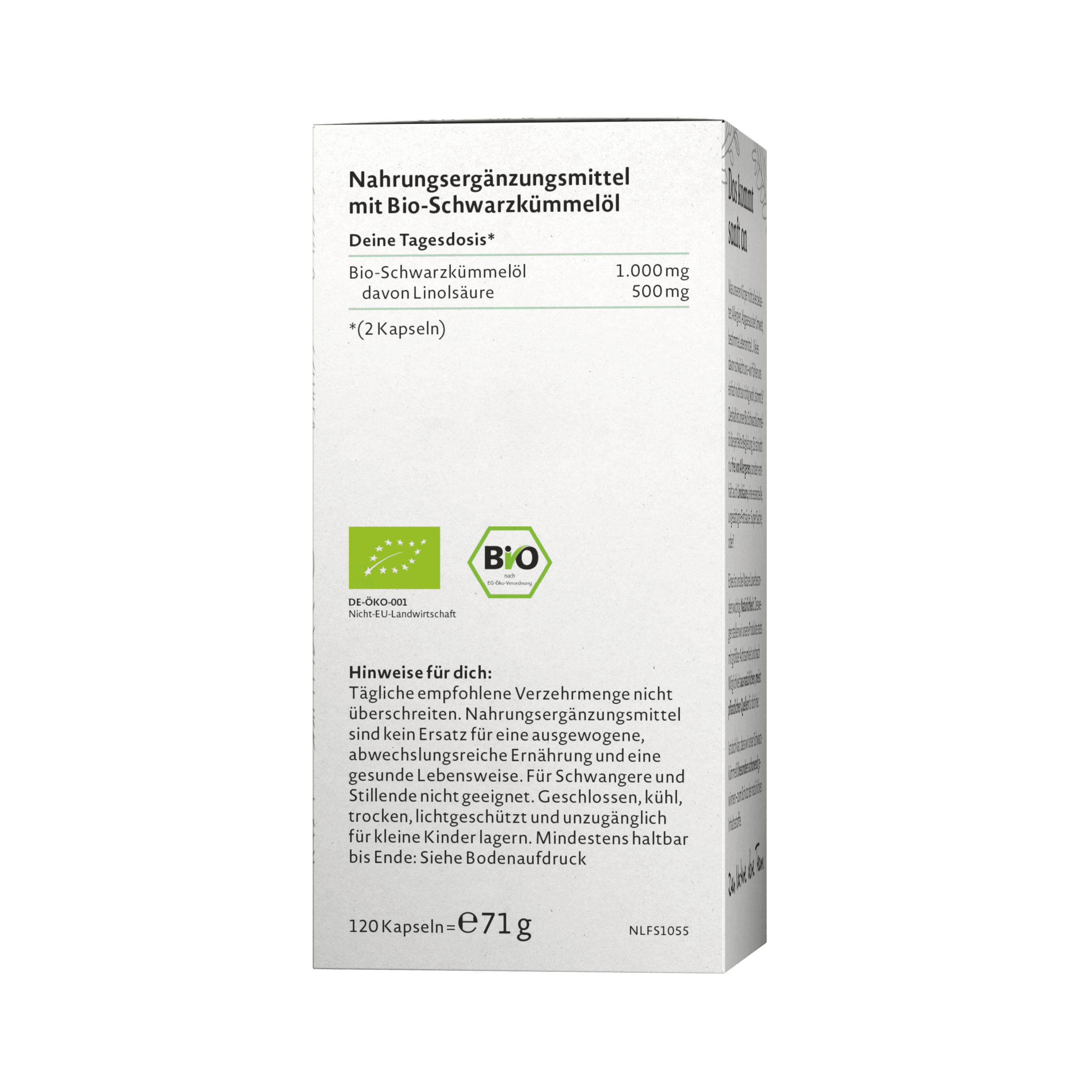 Produktbild NATURE LOVE Bio Schwarzkümmelöl 6 von 6