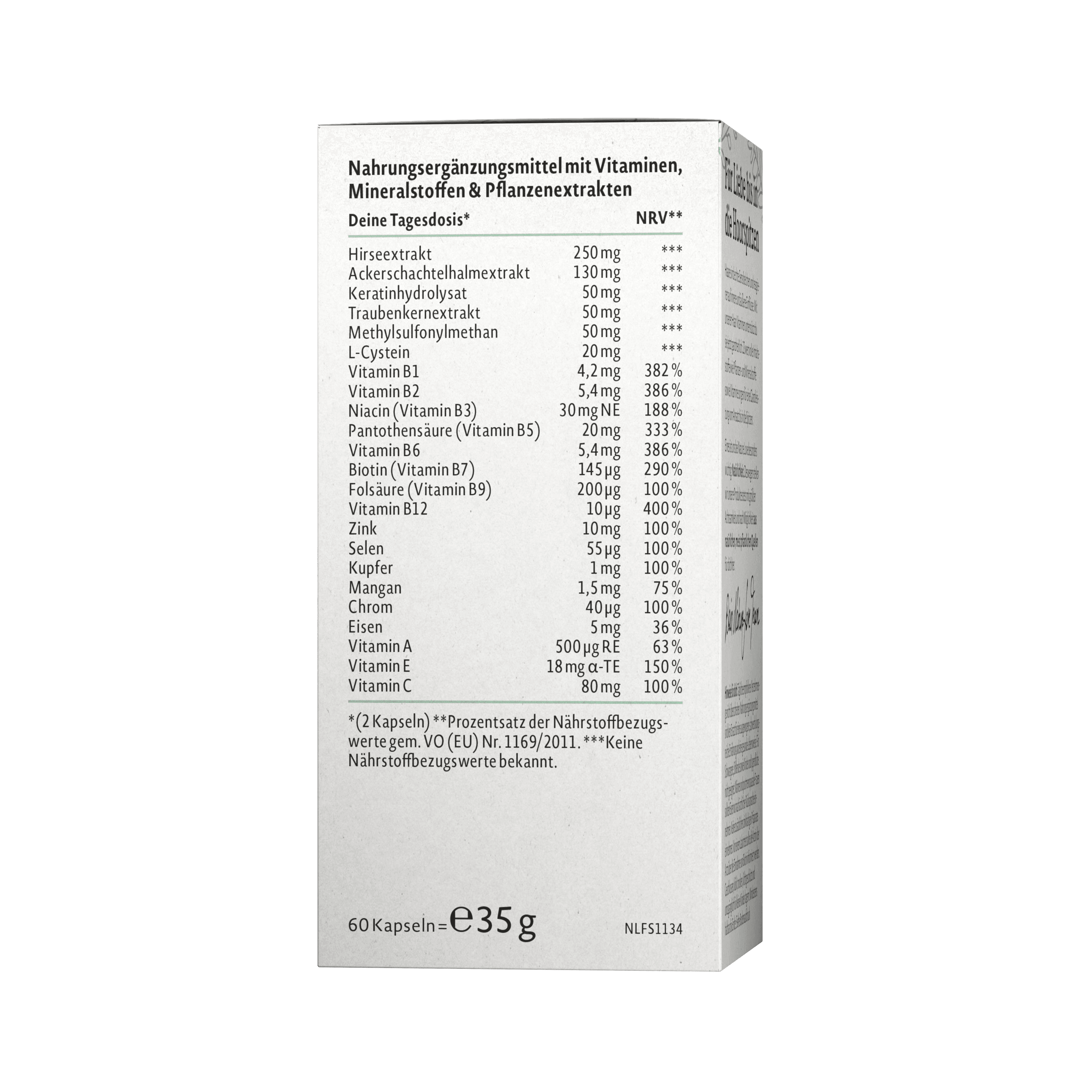 Produktbild NATURE LOVE Haarvitamine 6 von 6