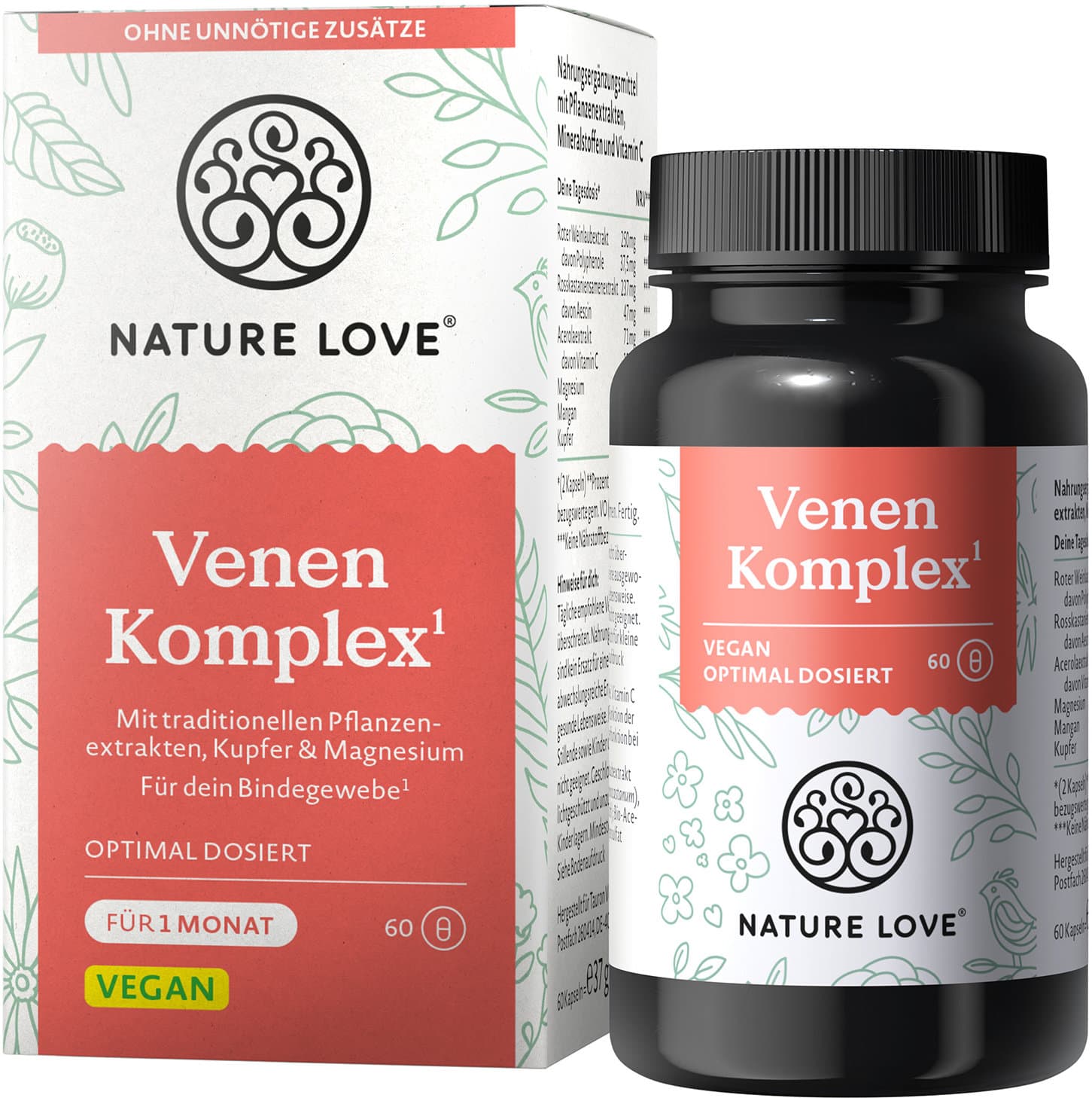 NATURE LOVE Venen Komplex Kapseln