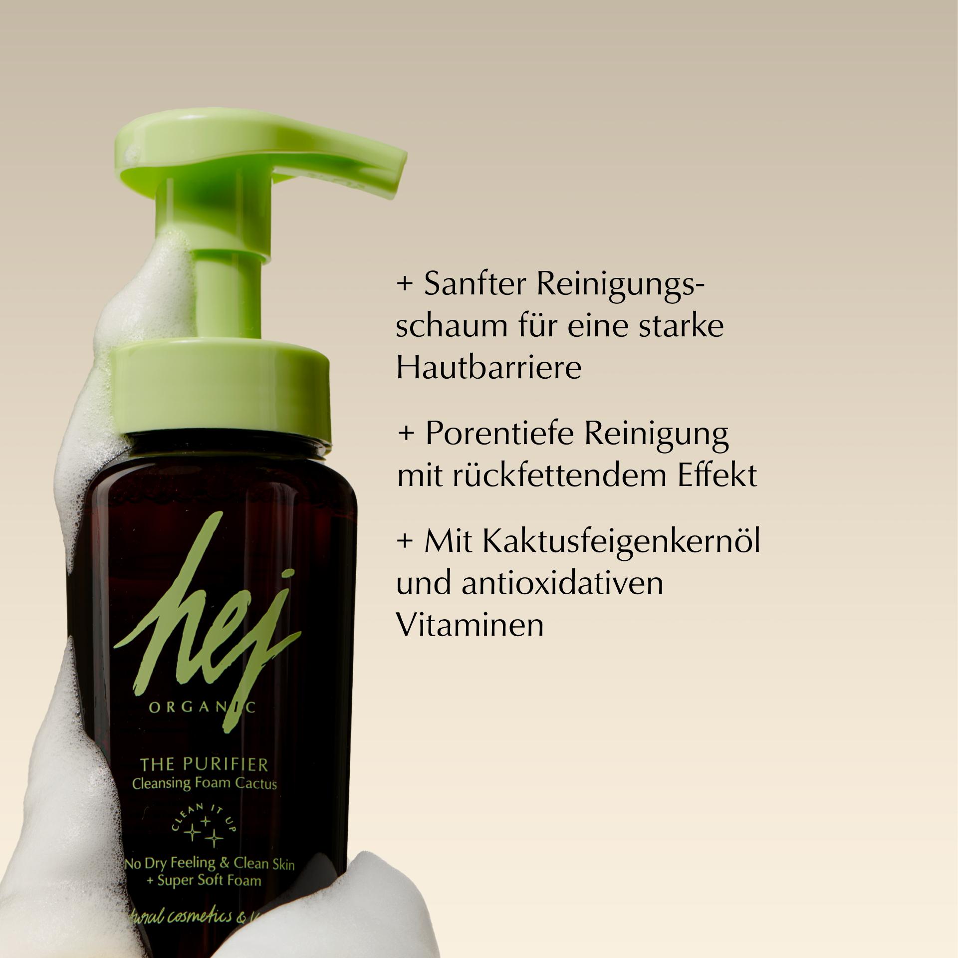 Produktbild HEJ ORGANIC Purifying Cleansing Foam 4 von 5