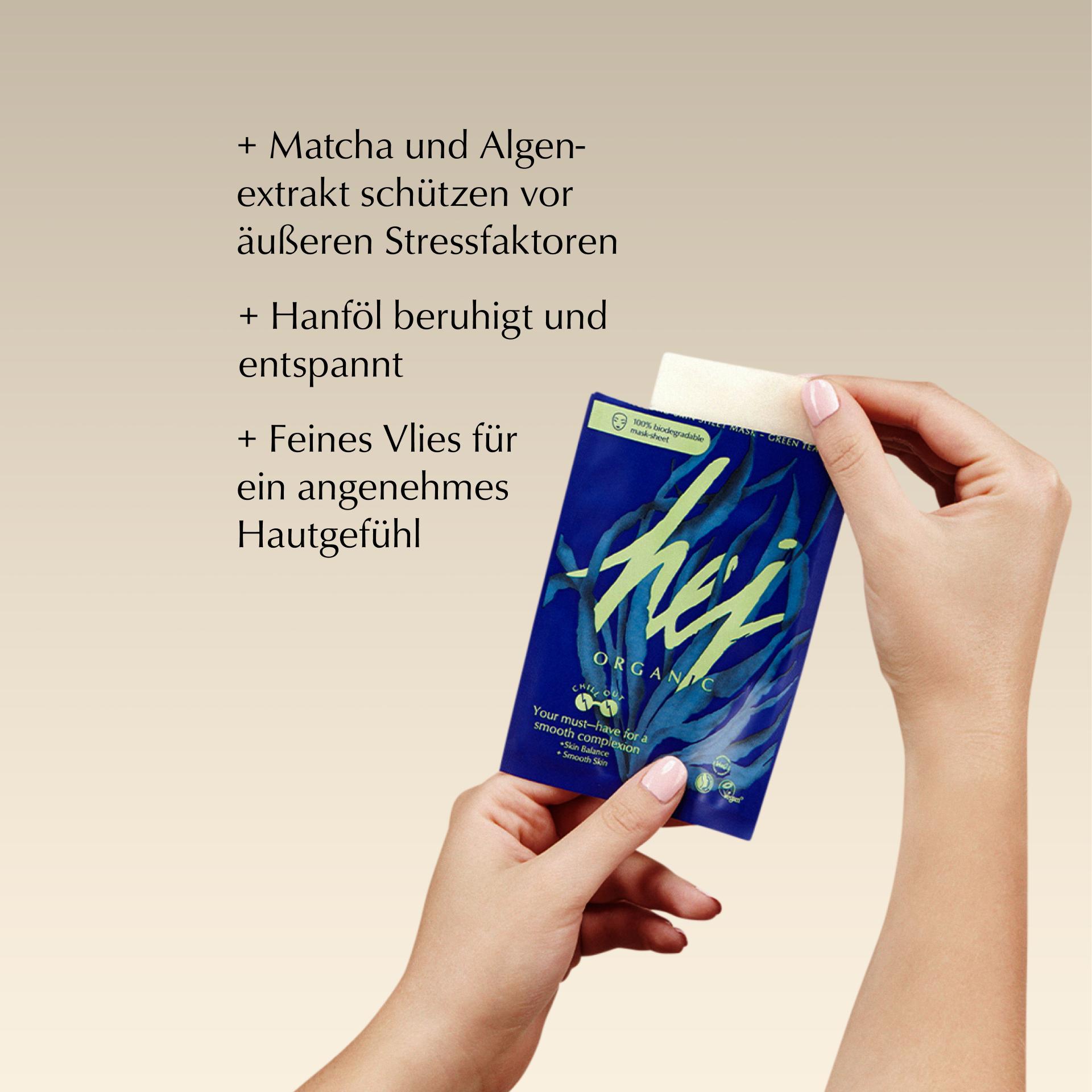 Produktbild HEJ ORGANIC The Relaxer Sheet Mask 5 von 5