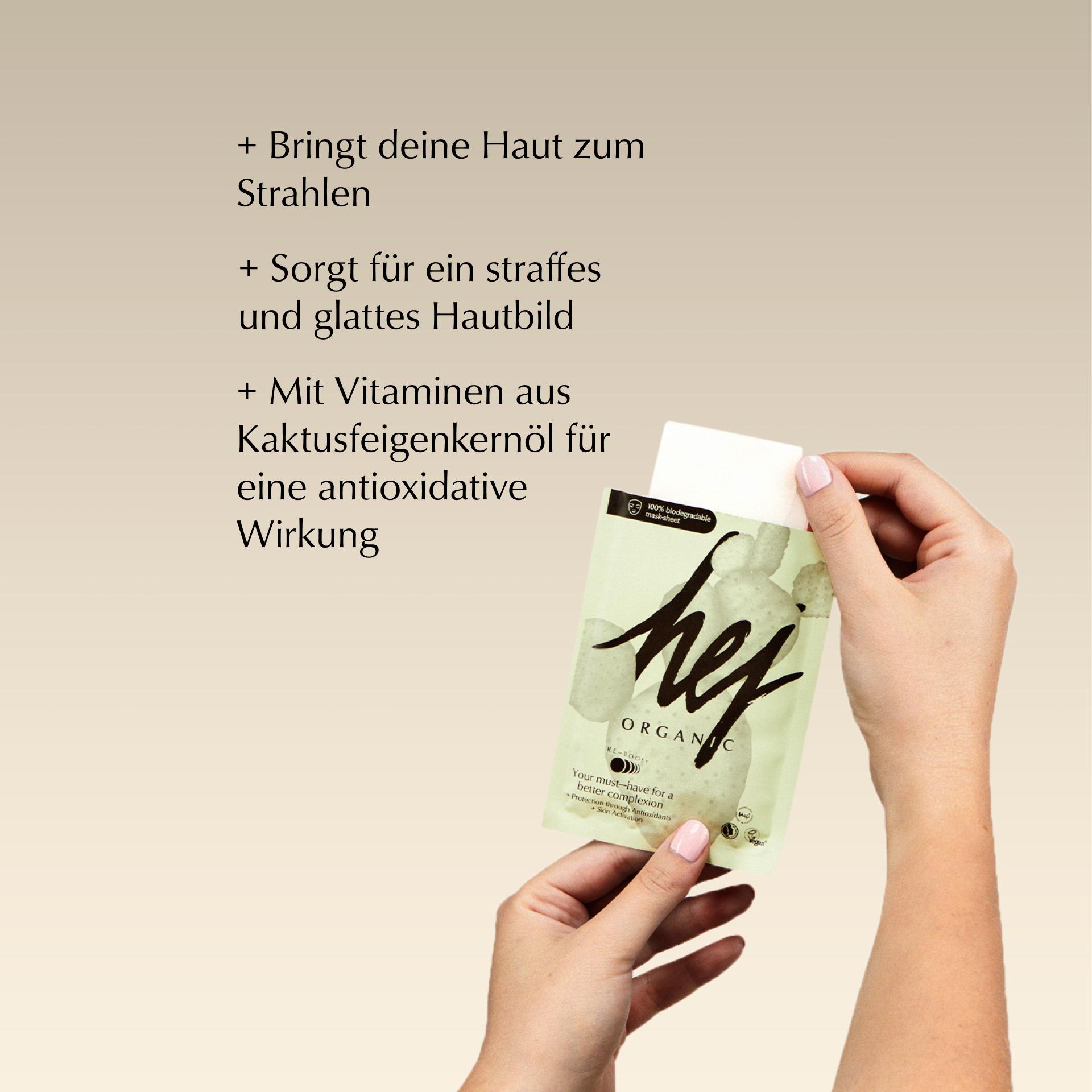 Produktbild HEJ ORGANIC The Antioxidant Sheet Mask 5 von 5