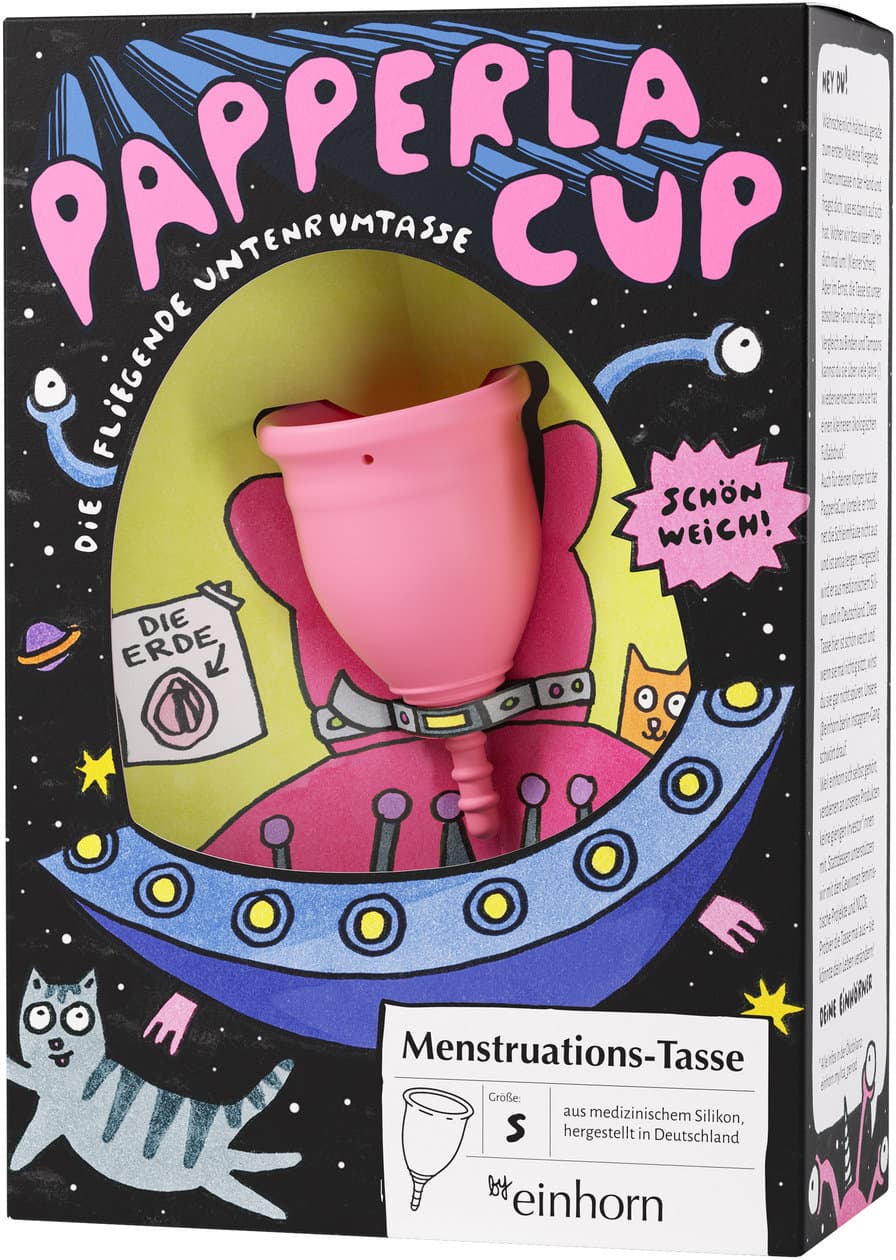 einhorn Menstruations-Tasse S Papperlacup