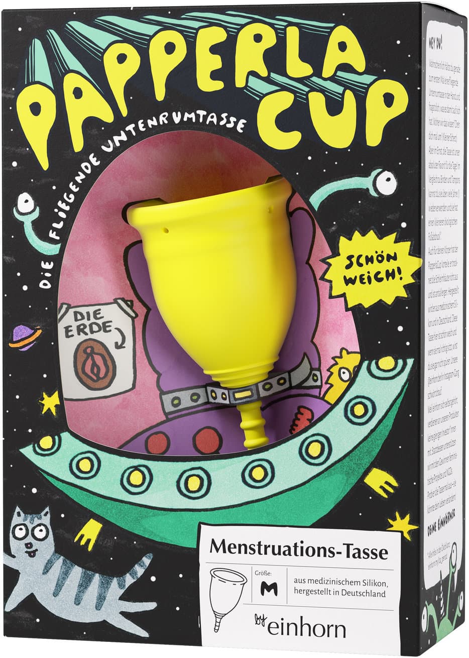 einhorn Menstruations-Tasse M Papperlacup